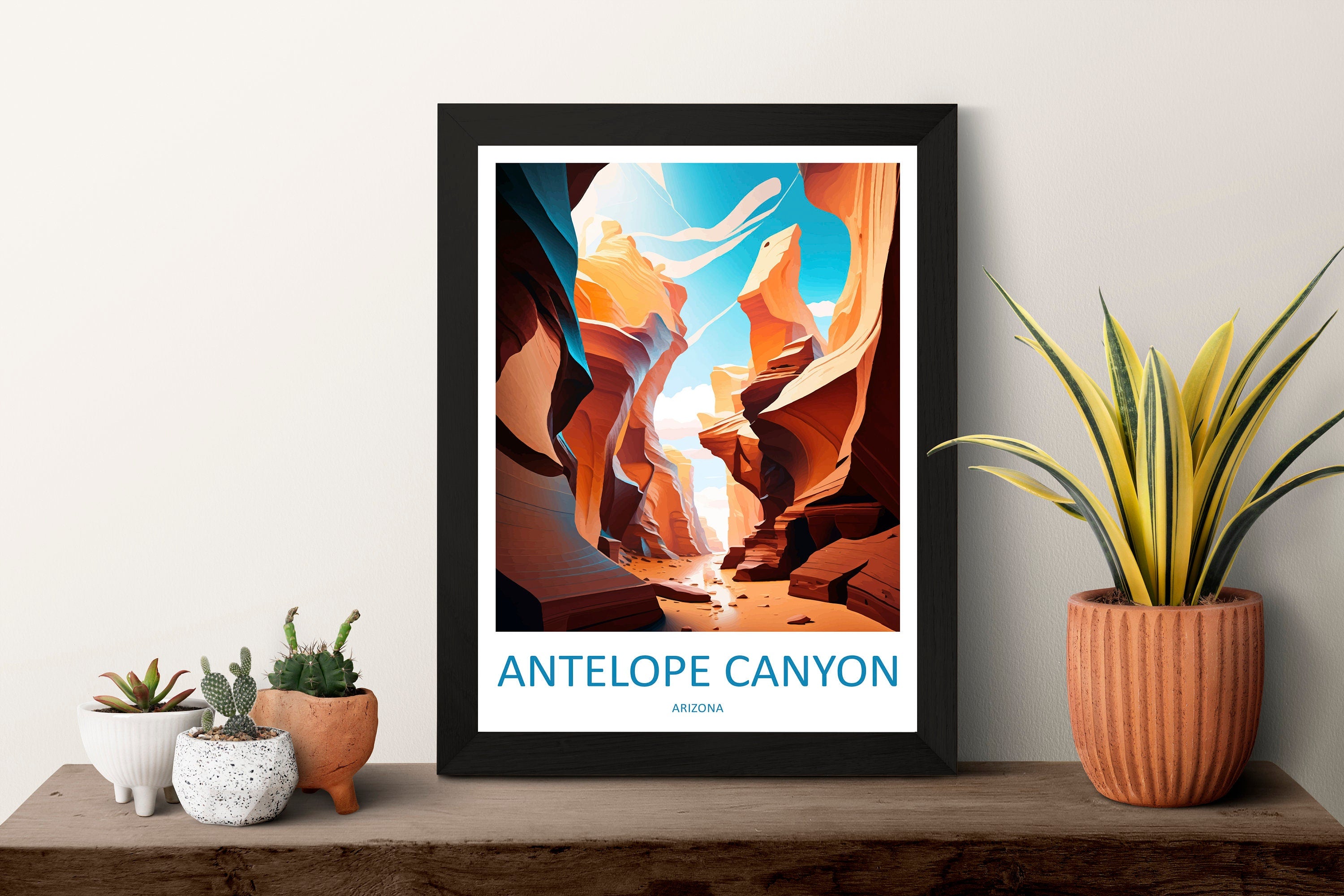 Antelope Canyon Travel Print Wall Art Antelope Canyon Wall Hanging Home Décor Antelope Canyon Gift Art Lovers Arizona Art Lover Gift