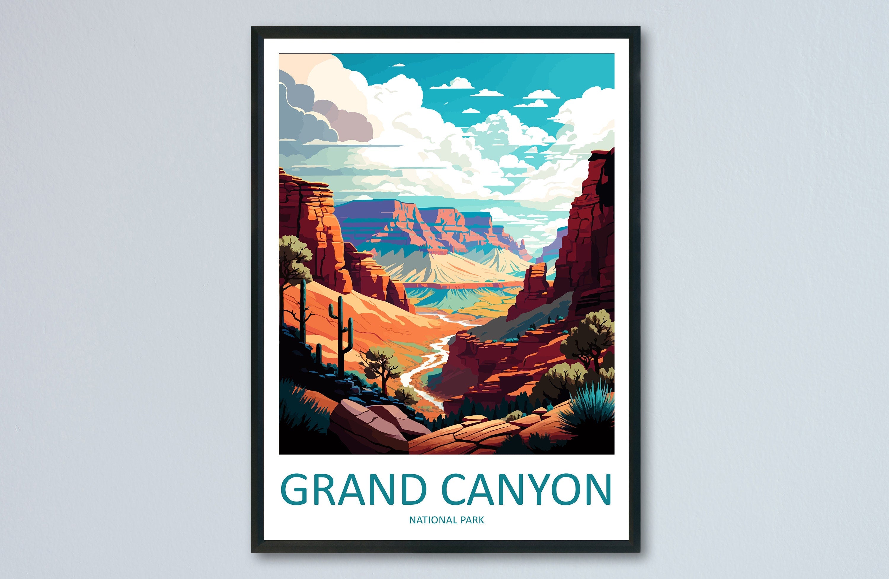 Grand Canyon National Park Travel Print