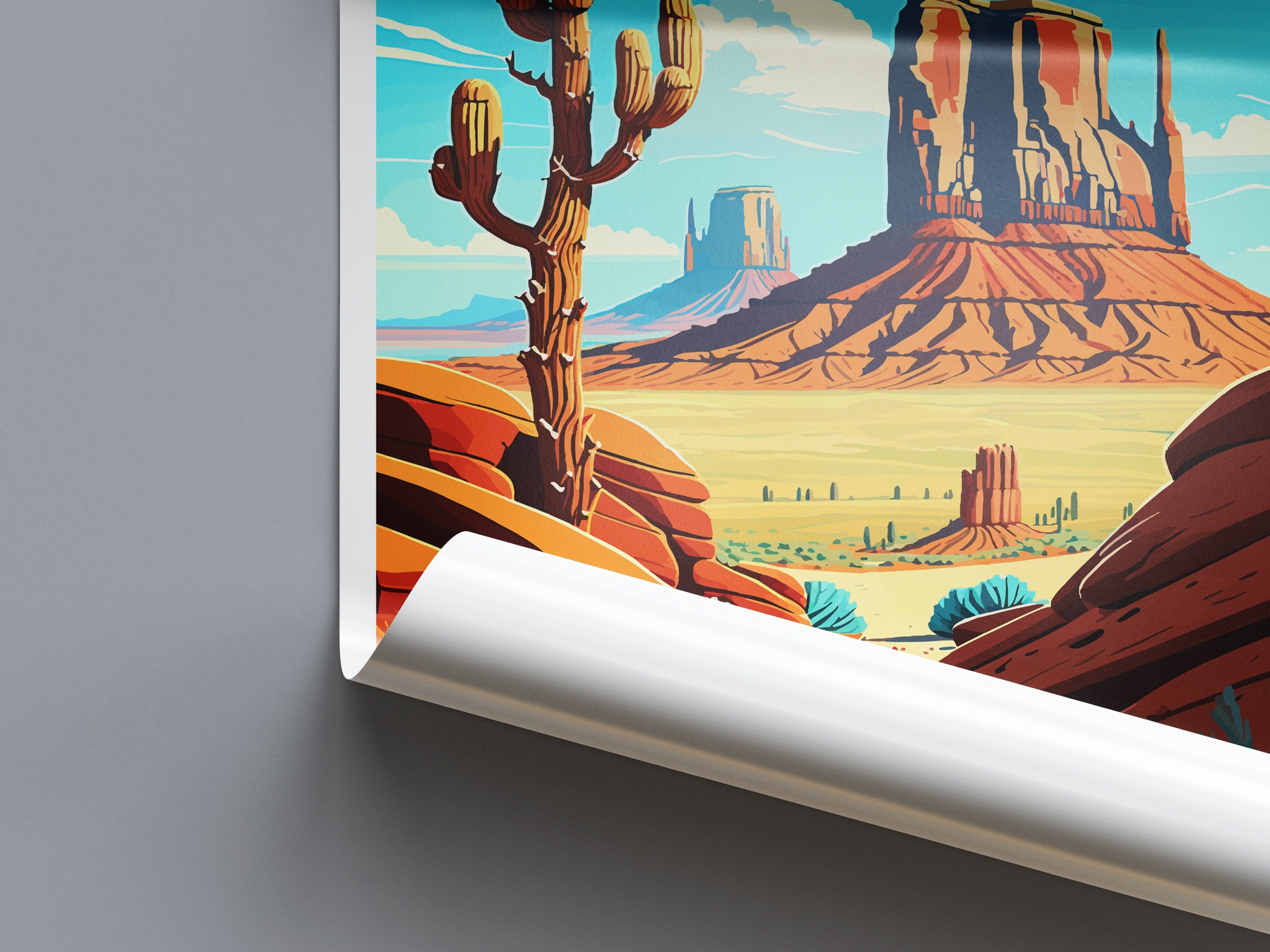 Monument Valley Travel Print