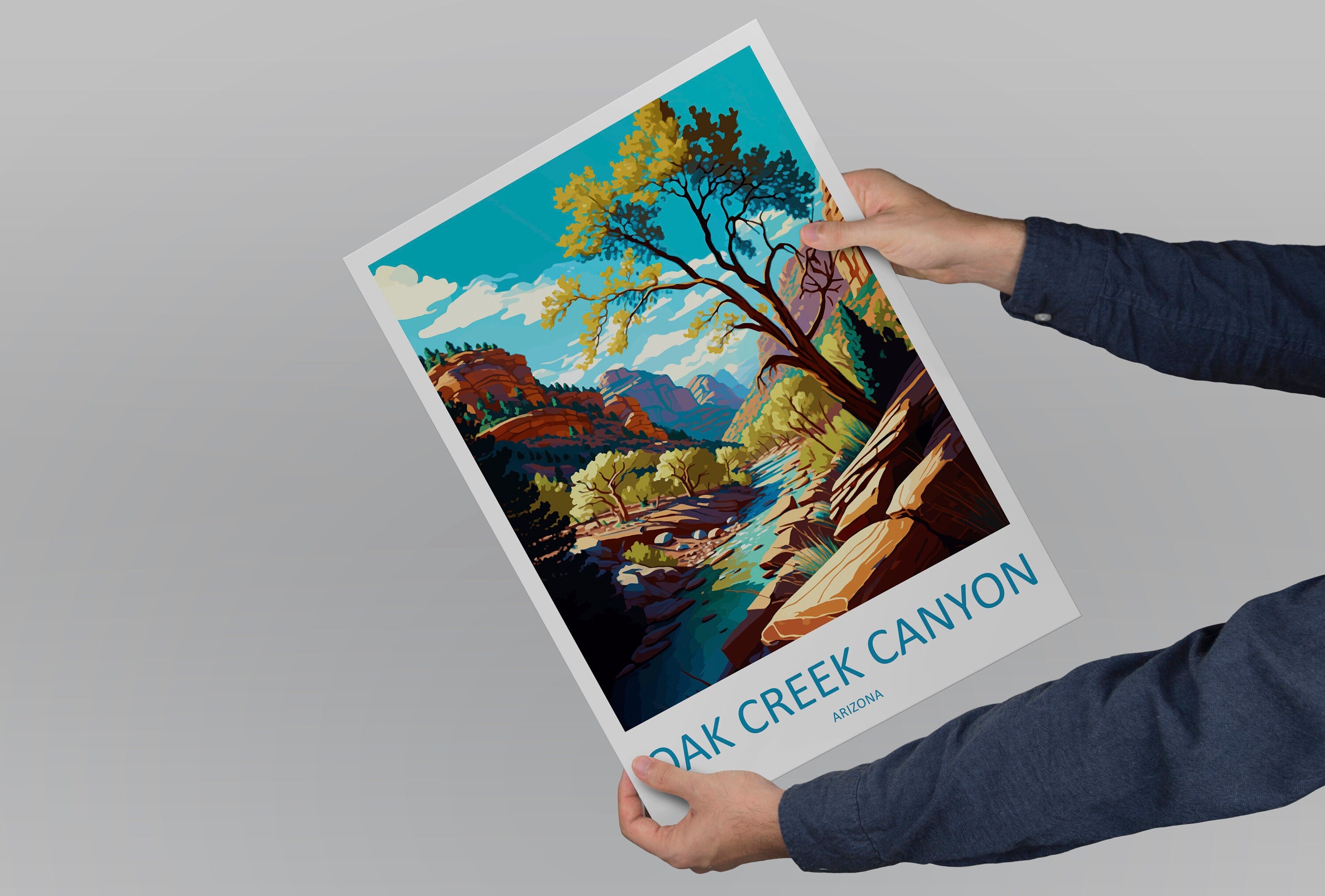 Oak Creek Canyon Travel Print