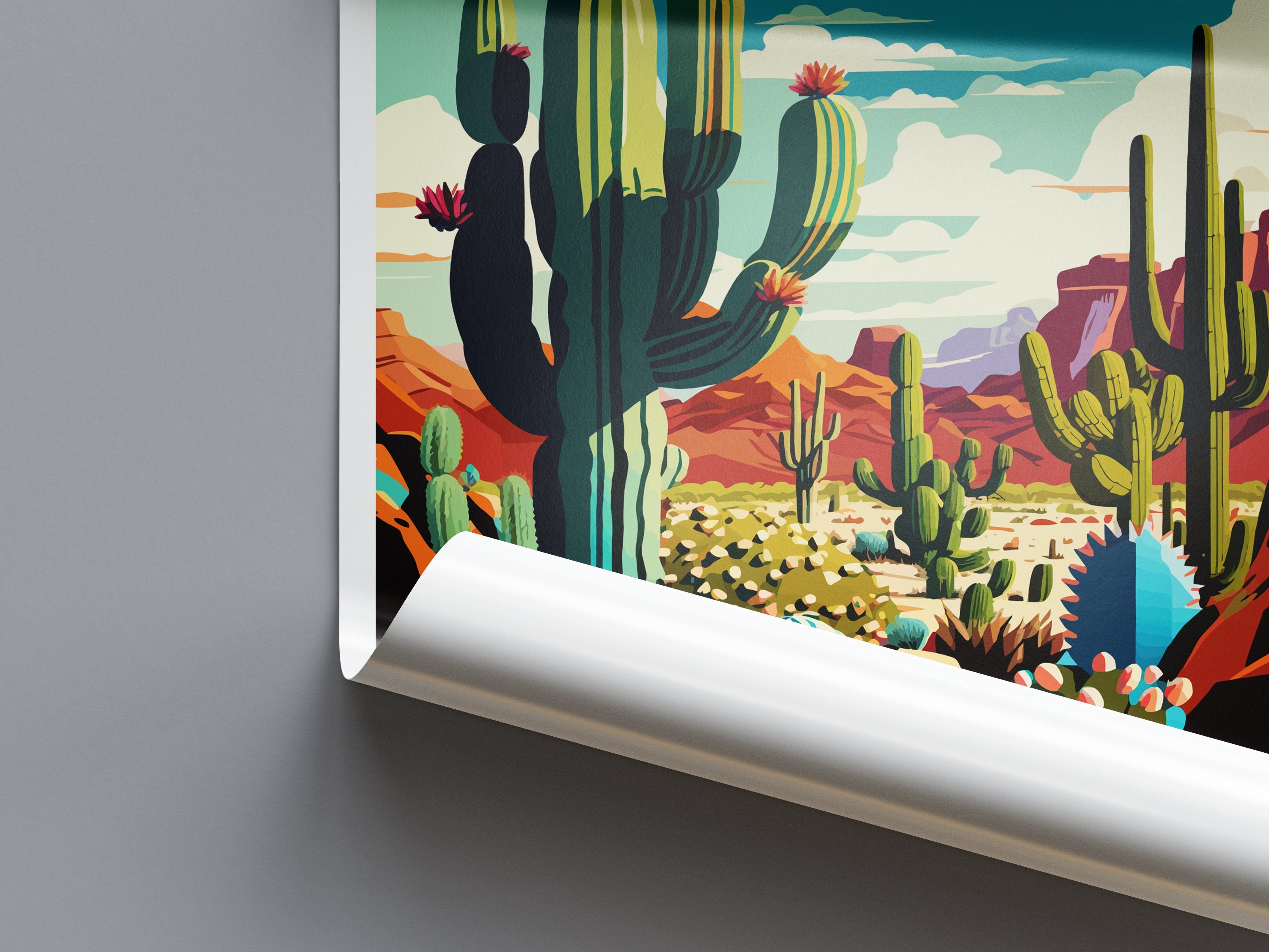 Organ Pipe Cactus National Monument Travel Print