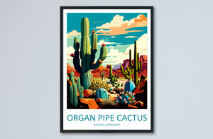 Organ Pipe Cactus National Monument Travel Print