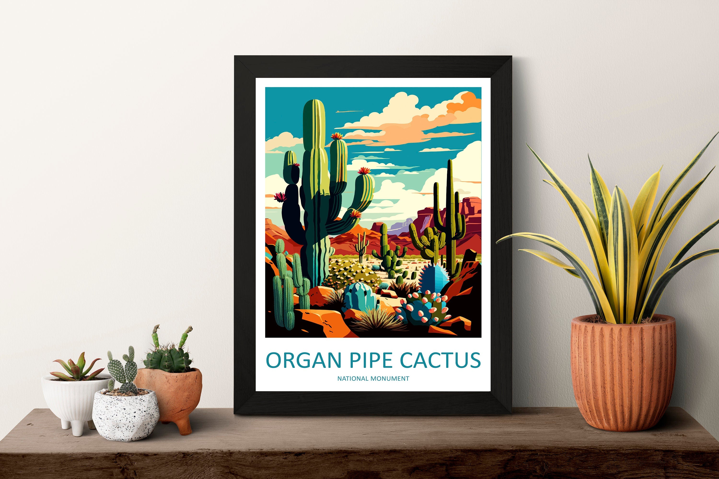 Organ Pipe Cactus National Monument Travel Print