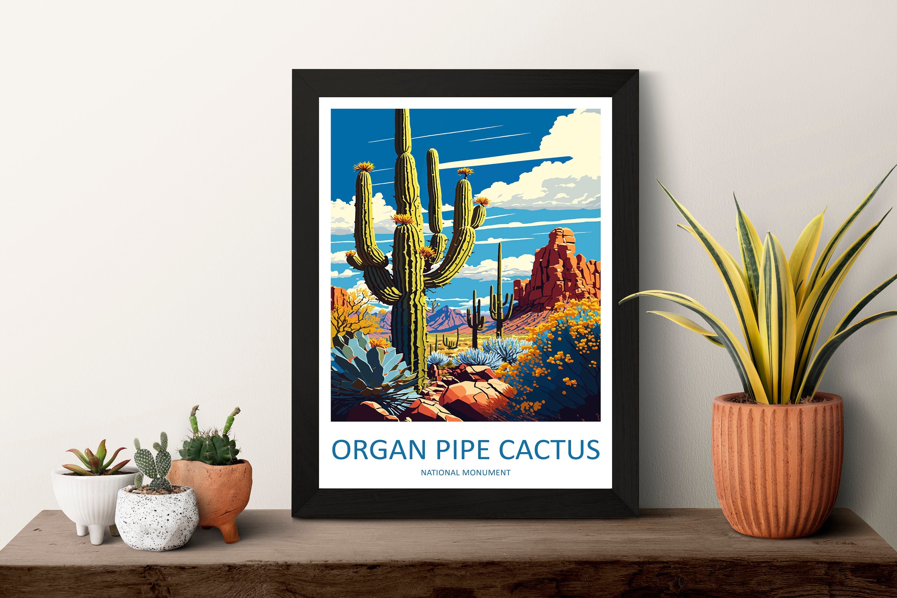 Organ Pipe Cactus National Monument Travel Print