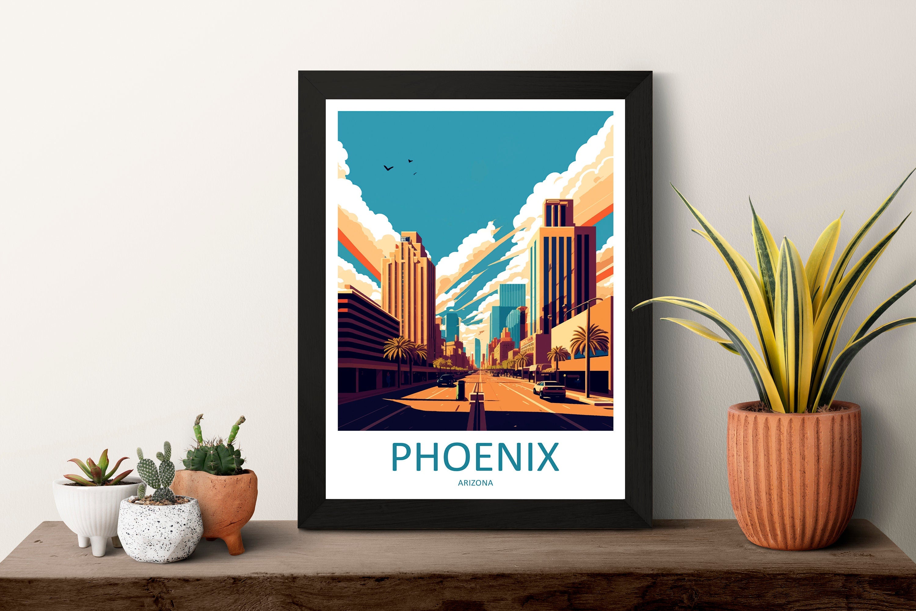 Phoenix Travel Print