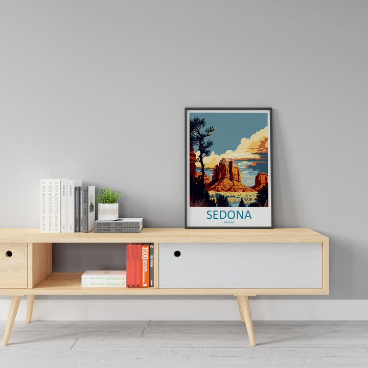 Sedona Travel Print Wall Art Sedona Wall Hanging Home Décor Sedona Gift Art Lovers Arizona Art Lover Gift Arizona Print Decor