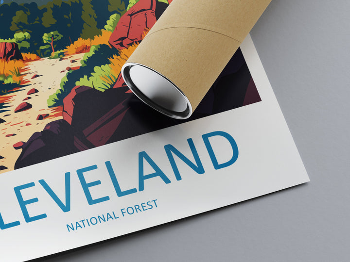 Cleveland National Forest Travel Print Wall Art Cleveland National Forest Wall Hanging Home Décor Cleveland National Forest Gift Art Lovers