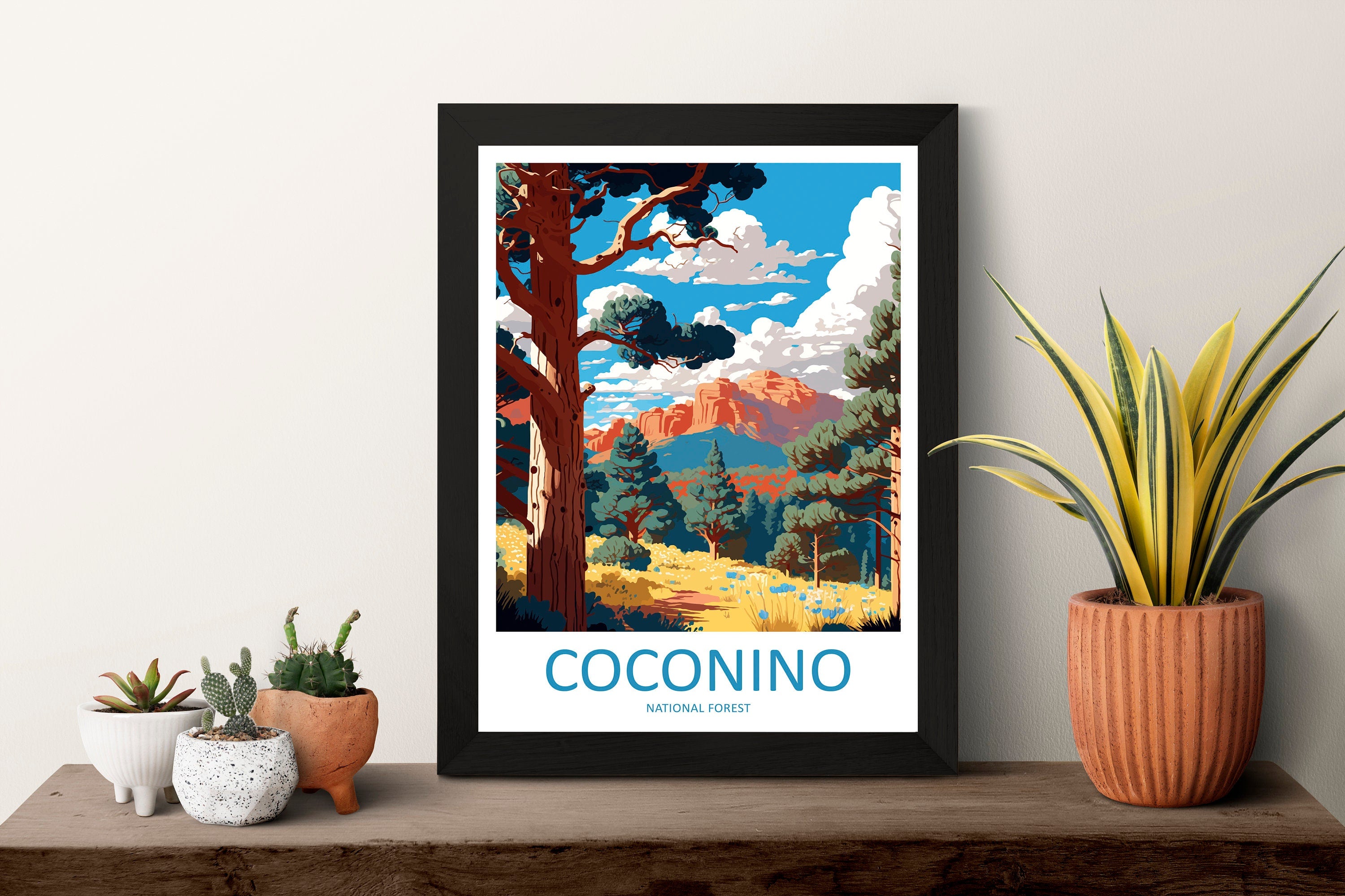 Coconino National Forest Travel Print