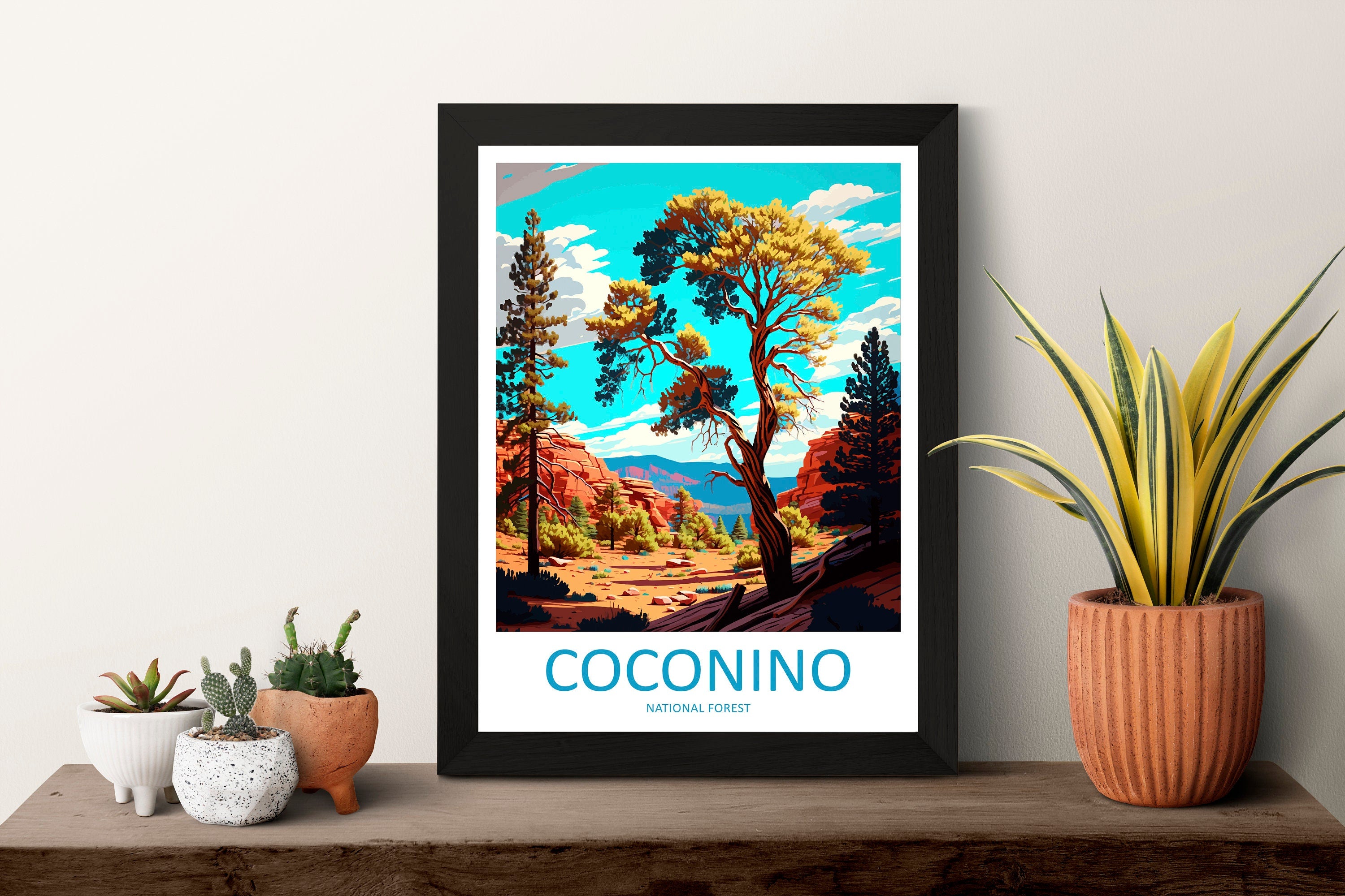 Coconino National Forest Travel Print