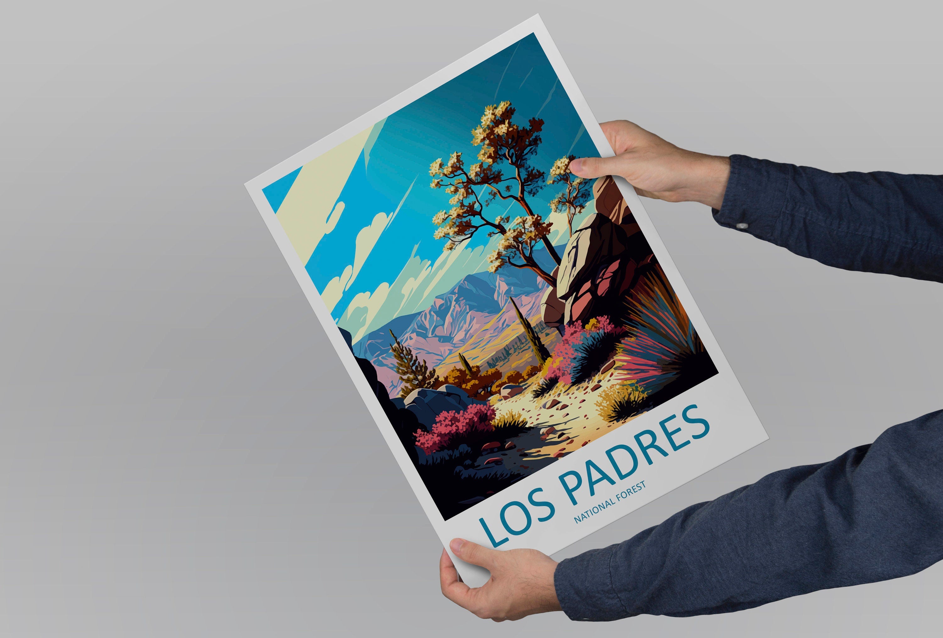 Los Padres National Forest Travel Print