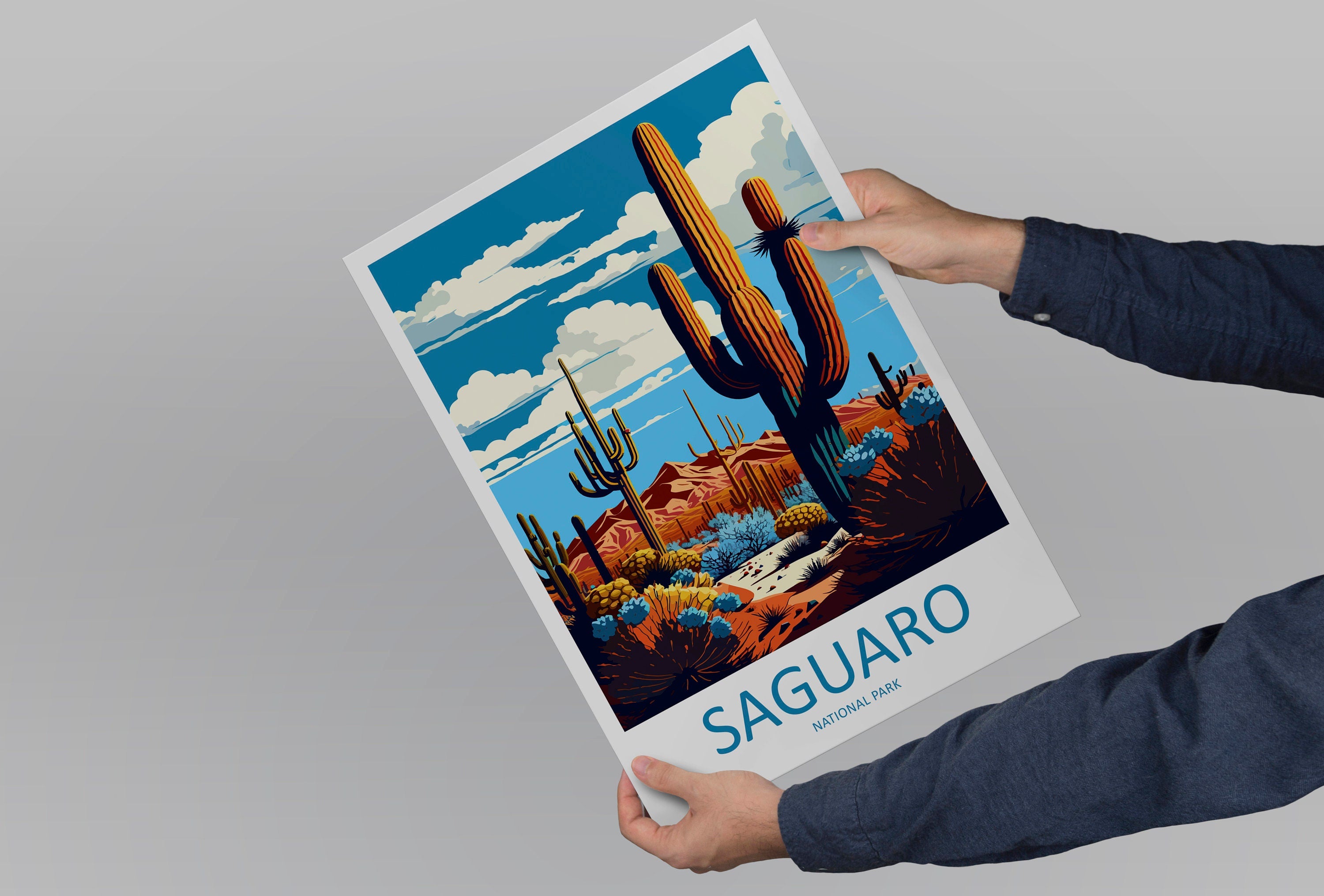 Saguaro National Park Travel Print