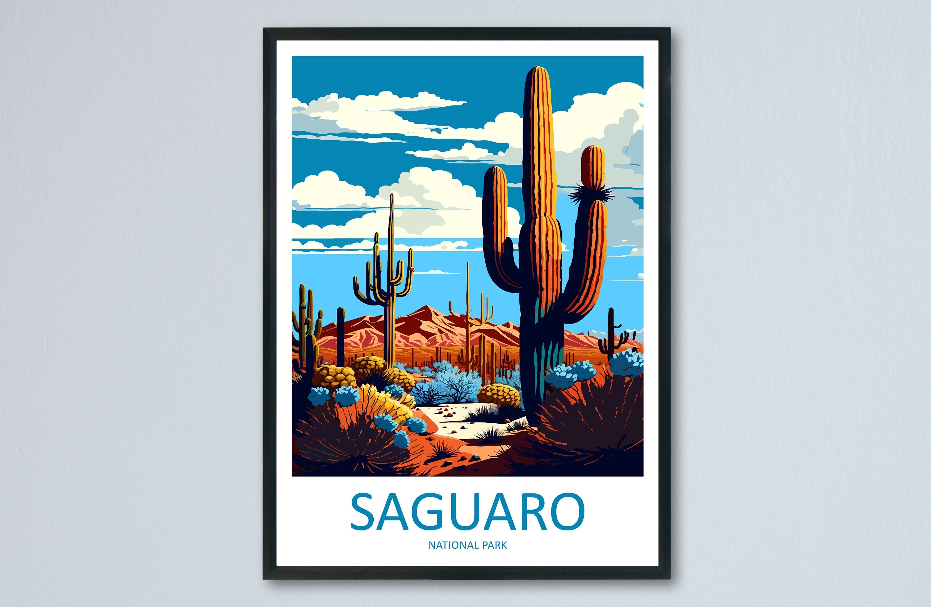 Saguaro National Park Travel Print