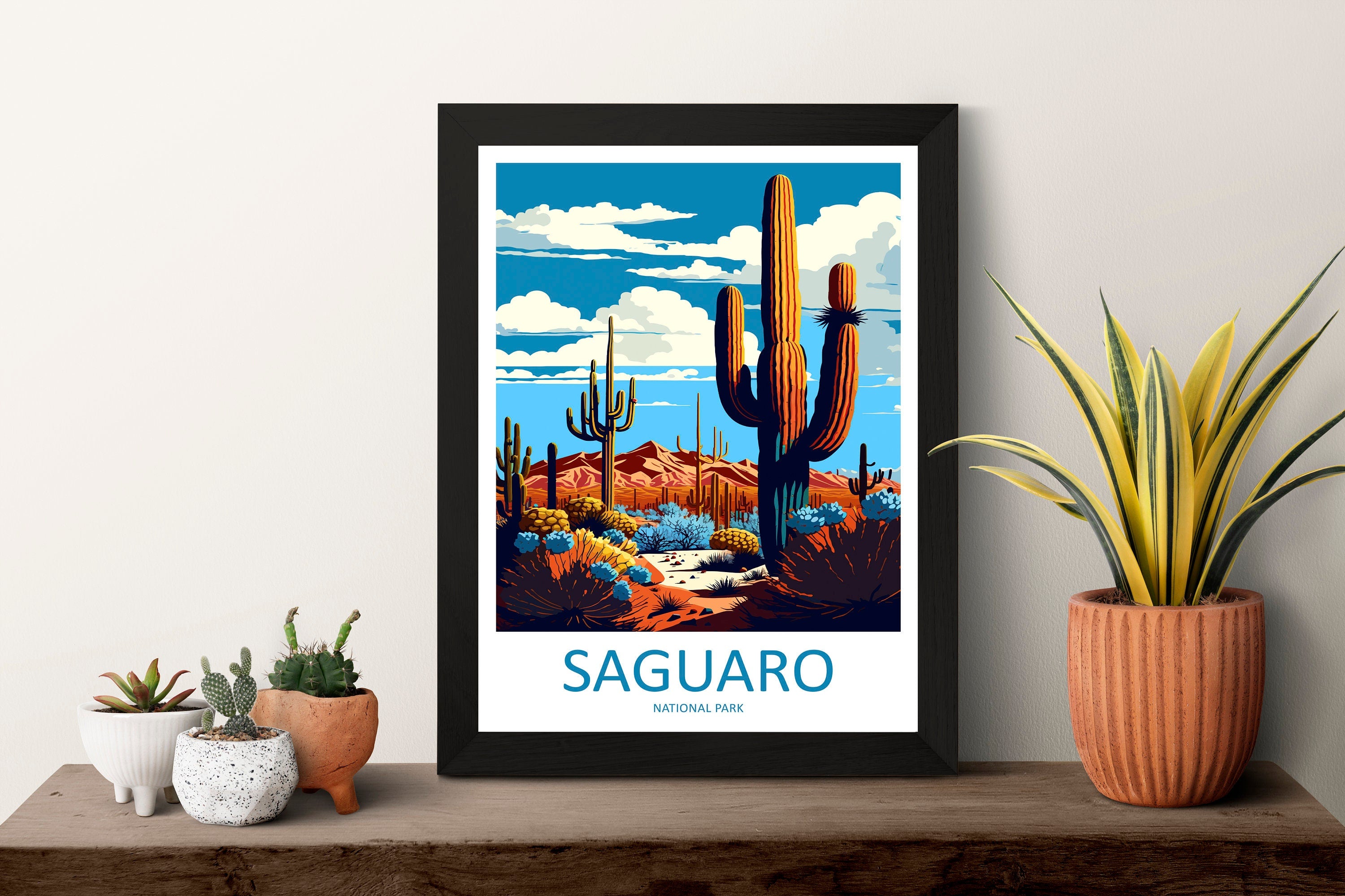 Saguaro National Park Travel Print