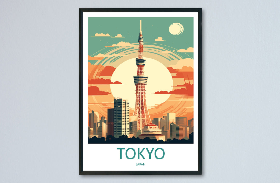 Japan Travel Print Wall Art Japan Wall Hanging Home Décor Japan Gift Art Lovers Tokyo Art Lover Gift Tokyo Travel Gift