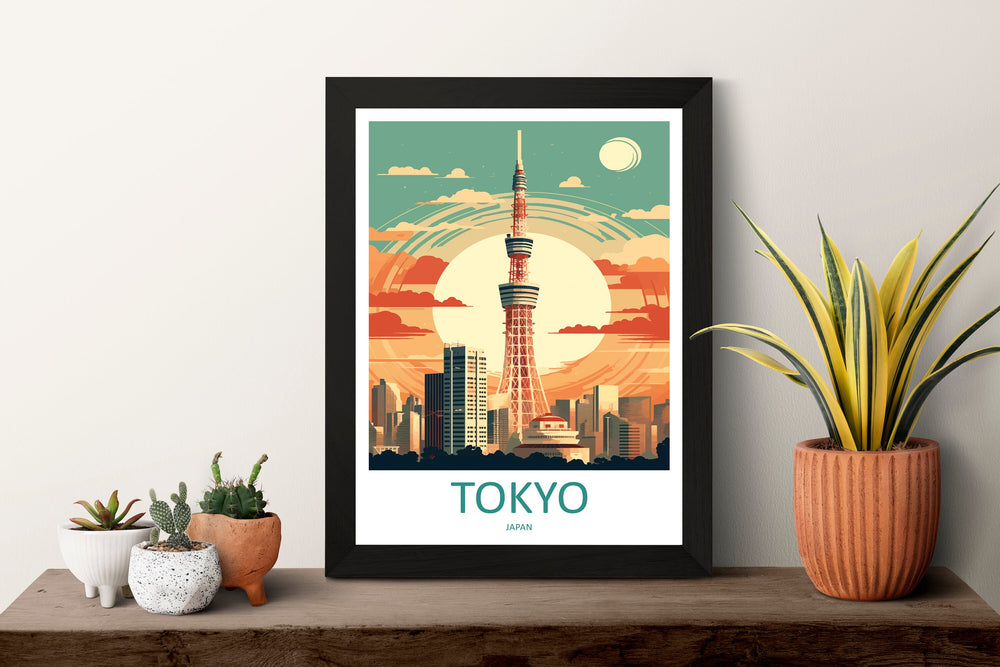 Japan Travel Print Wall Art Japan Wall Hanging Home Décor Japan Gift Art Lovers Tokyo Art Lover Gift Tokyo Travel Gift