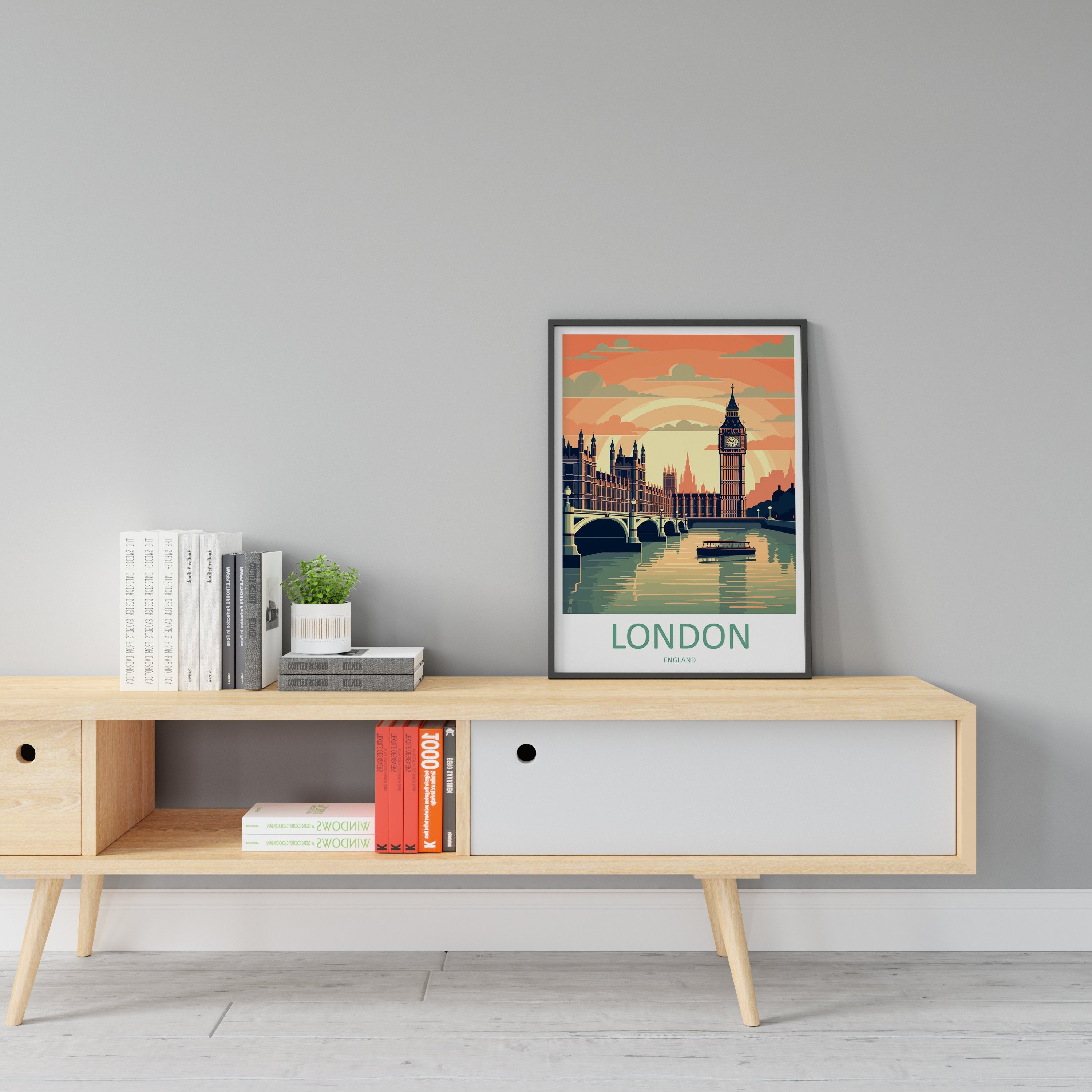 London Travel Print