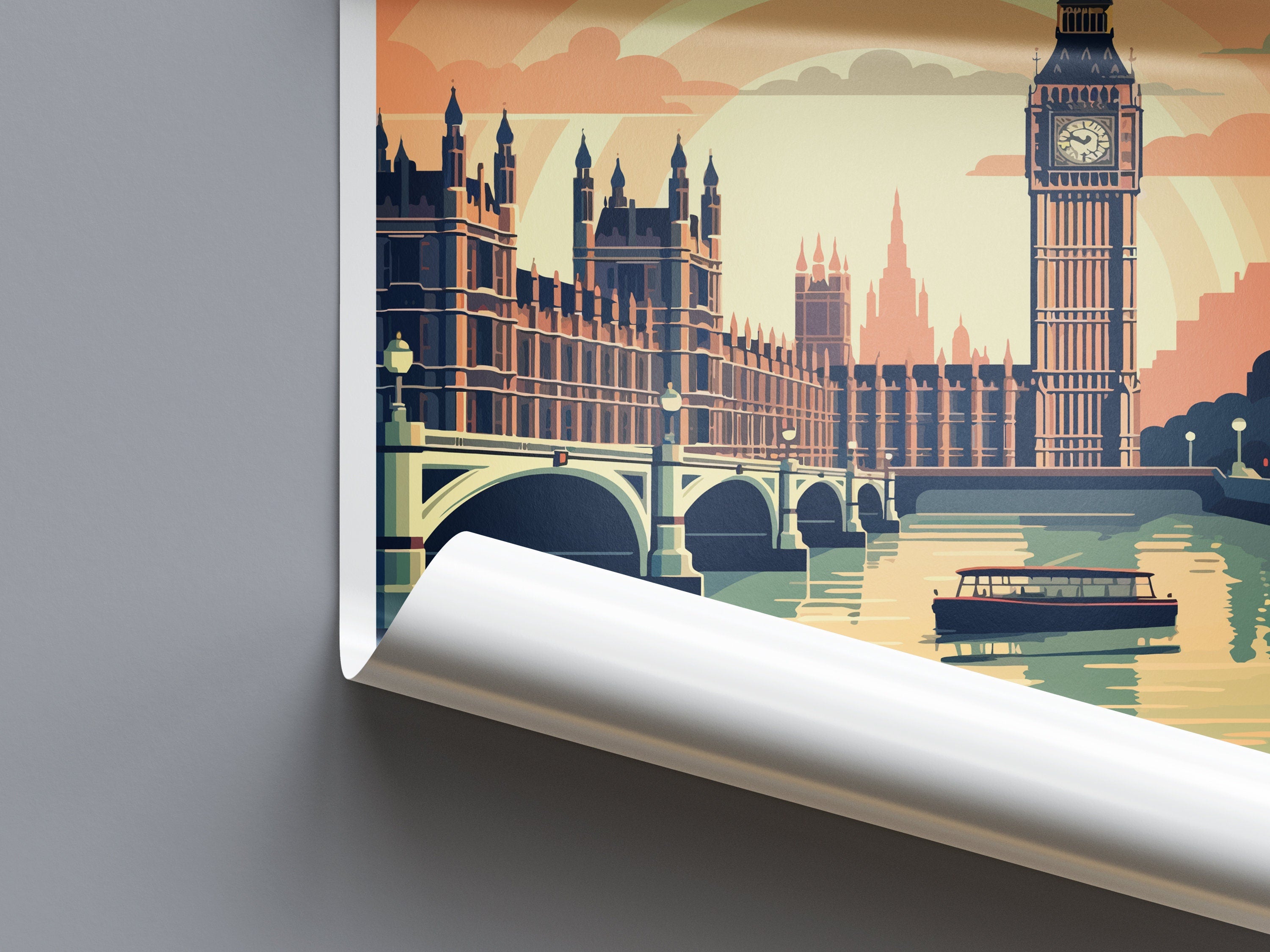 London Travel Print