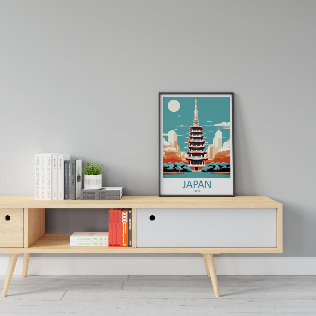 Japan Travel Print Wall Art Japan Wall Hanging Home Décor Japan Gift Art Lovers Tokyo Art Lover Gift Tokyo Travel Gift