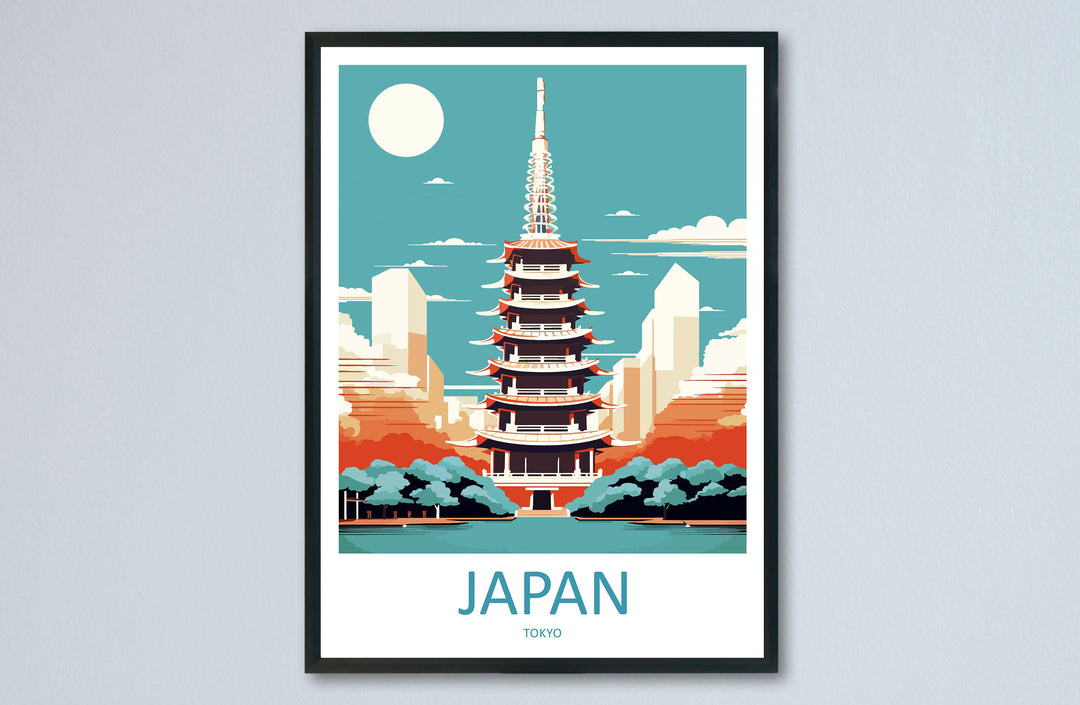 Japan Travel Print Wall Art Japan Wall Hanging Home Décor Japan Gift Art Lovers Tokyo Art Lover Gift Tokyo Travel Gift