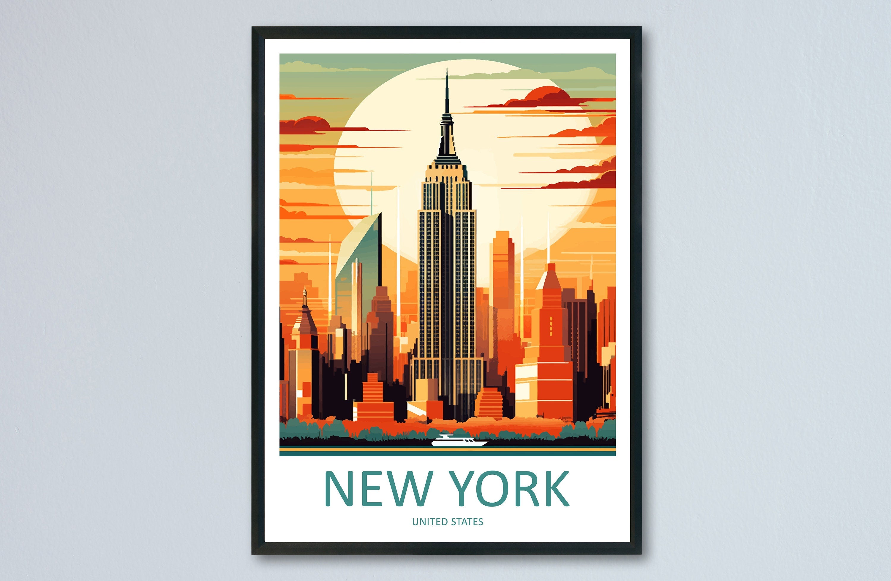 New York Travel Print