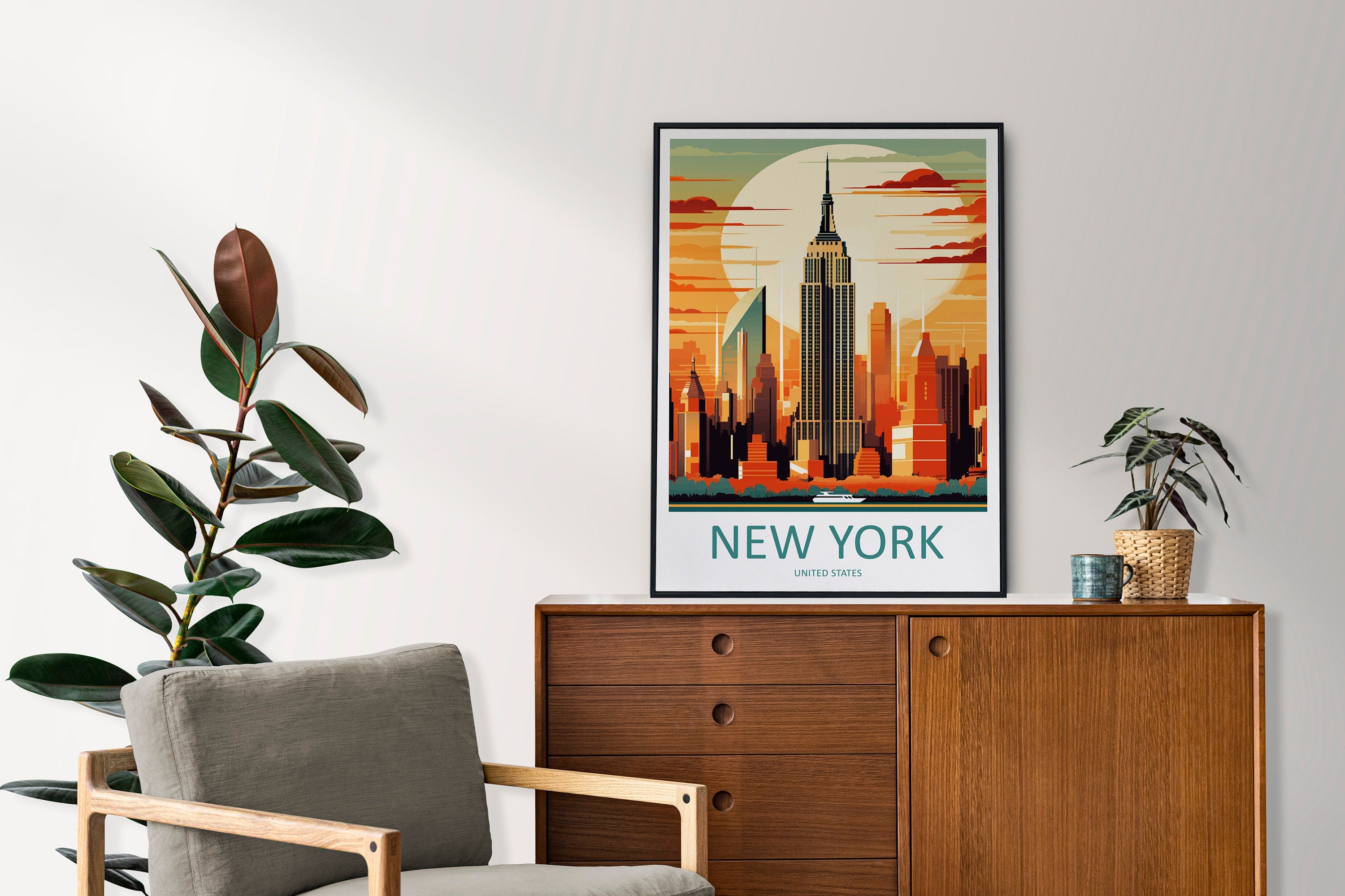 New York Travel Print