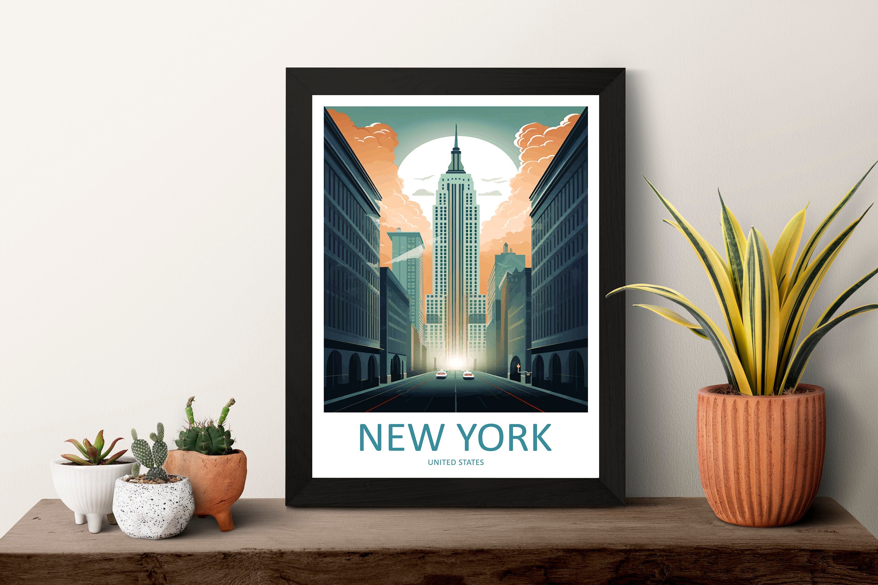 New York Travel Print