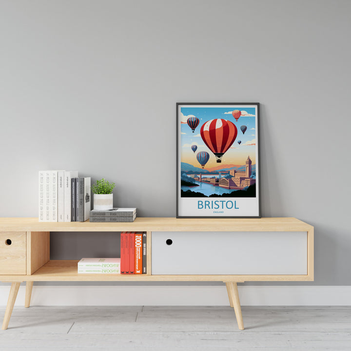 Bristol Travel Print Wall Art Bristol Wall Hanging Home Décor Bristol Gift Art Lovers England Art Lover Gift Bristol Bridge City Art Print