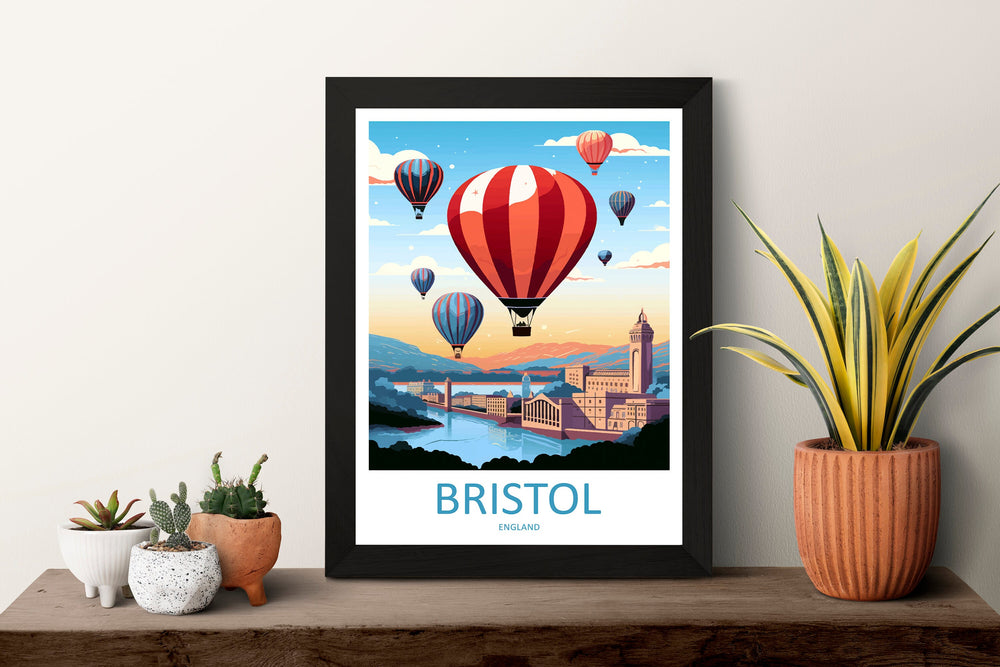 Bristol Travel Print Wall Art Bristol Wall Hanging Home Décor Bristol Gift Art Lovers England Art Lover Gift Bristol Bridge City Art Print