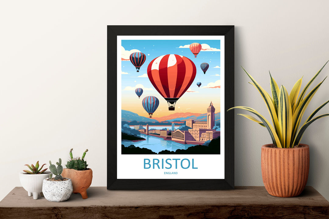 Bristol Travel Print Wall Art Bristol Wall Hanging Home Décor Bristol Gift Art Lovers England Art Lover Gift Bristol Bridge City Art Print