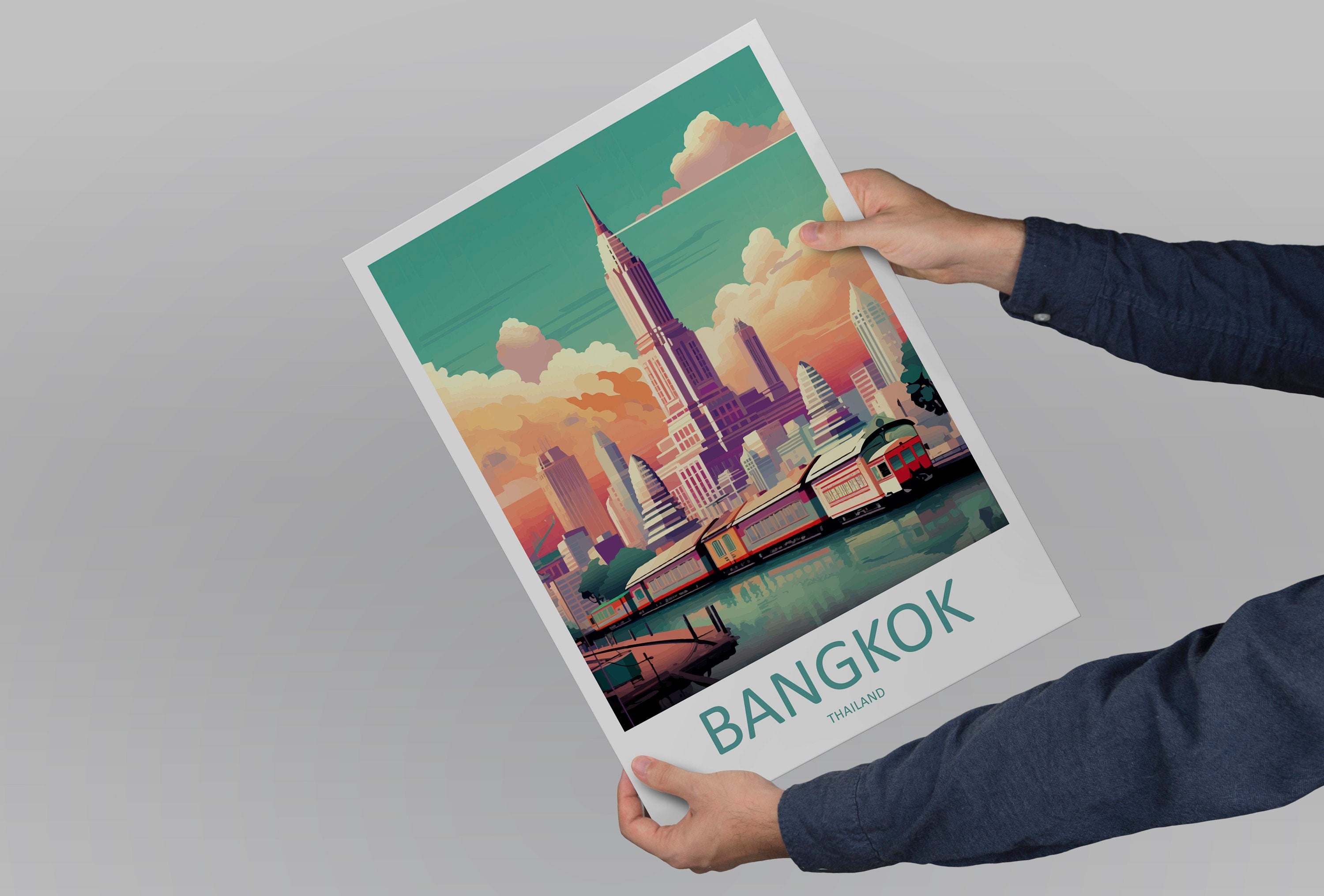 Bangkok Travel Print