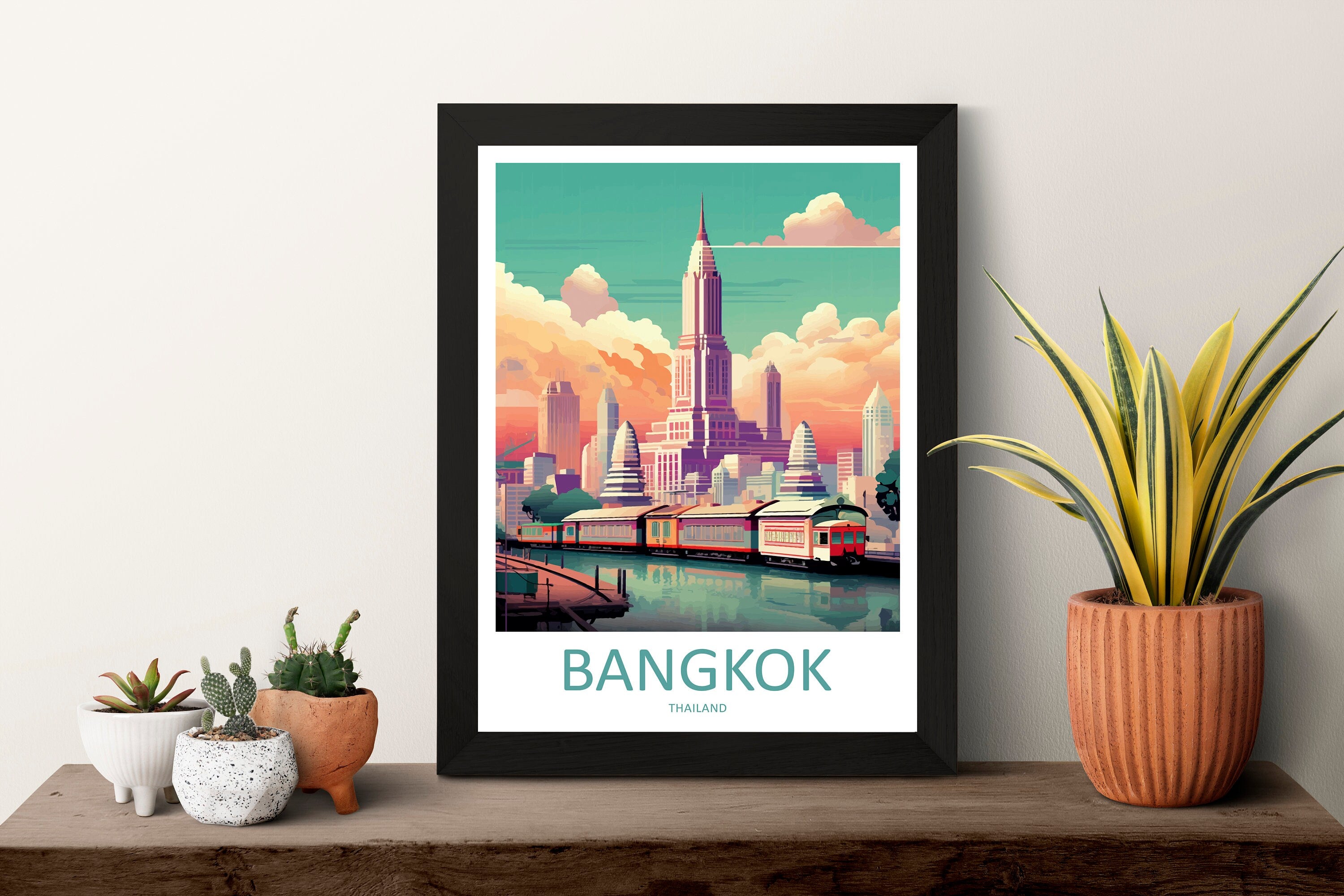 Bangkok Travel Print