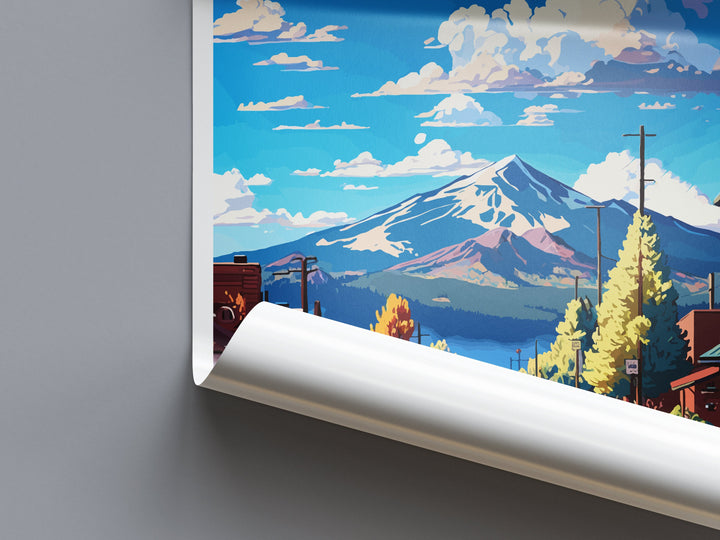 Flagstaff Travel Print Wall Art Flagstaff Wall Hanging Home Décor Flagstaff Gift Art Lovers Arizona Art Lover Gift Arizona Travel Print