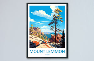 Mount Lemmon Travel Print