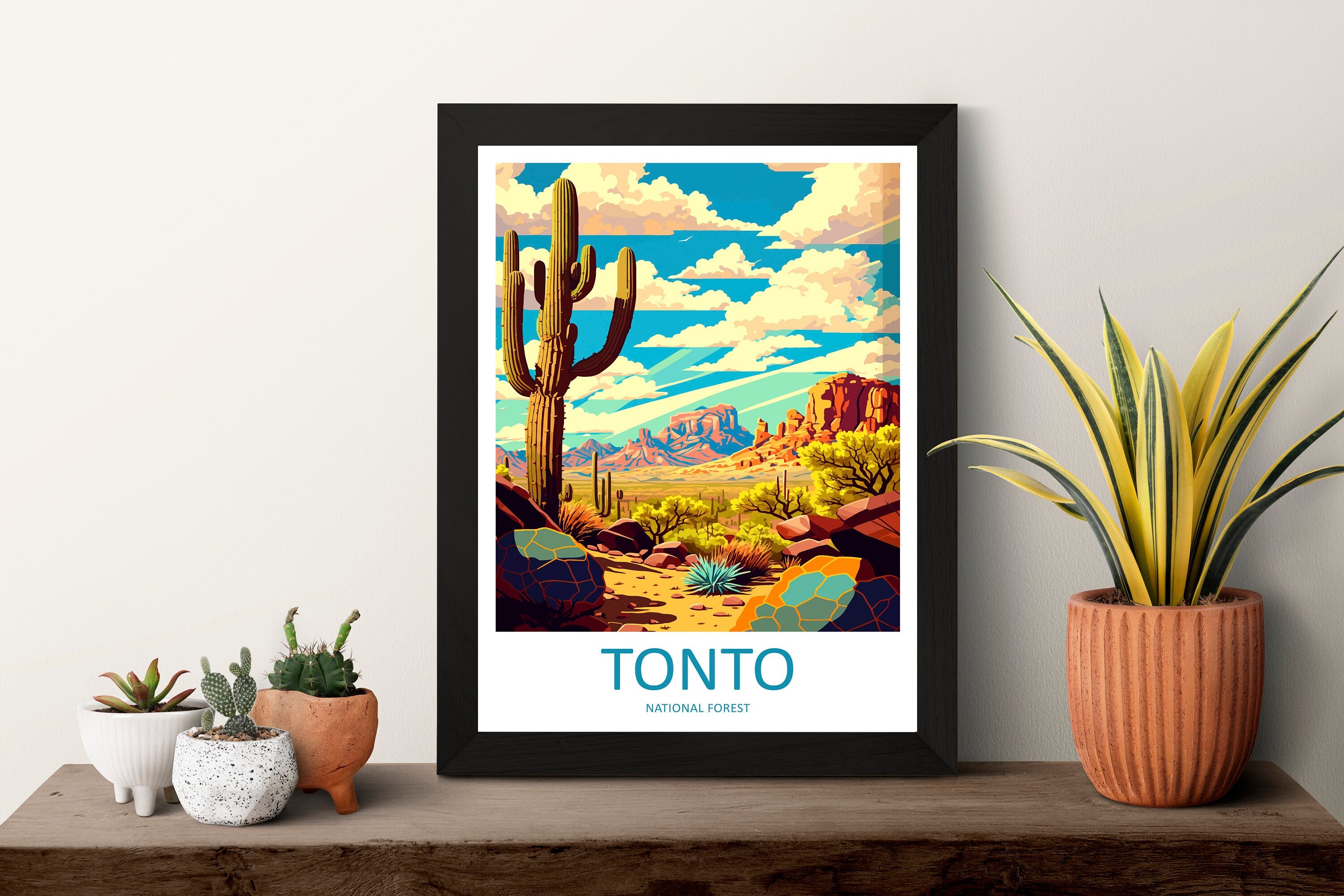 Tonto National Park Travel Print