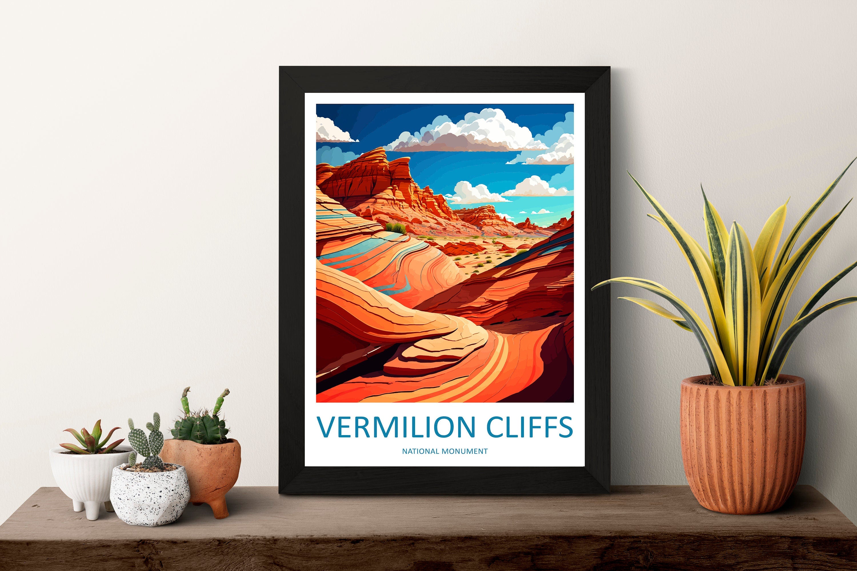 Vermilion Cliffs Travel Print