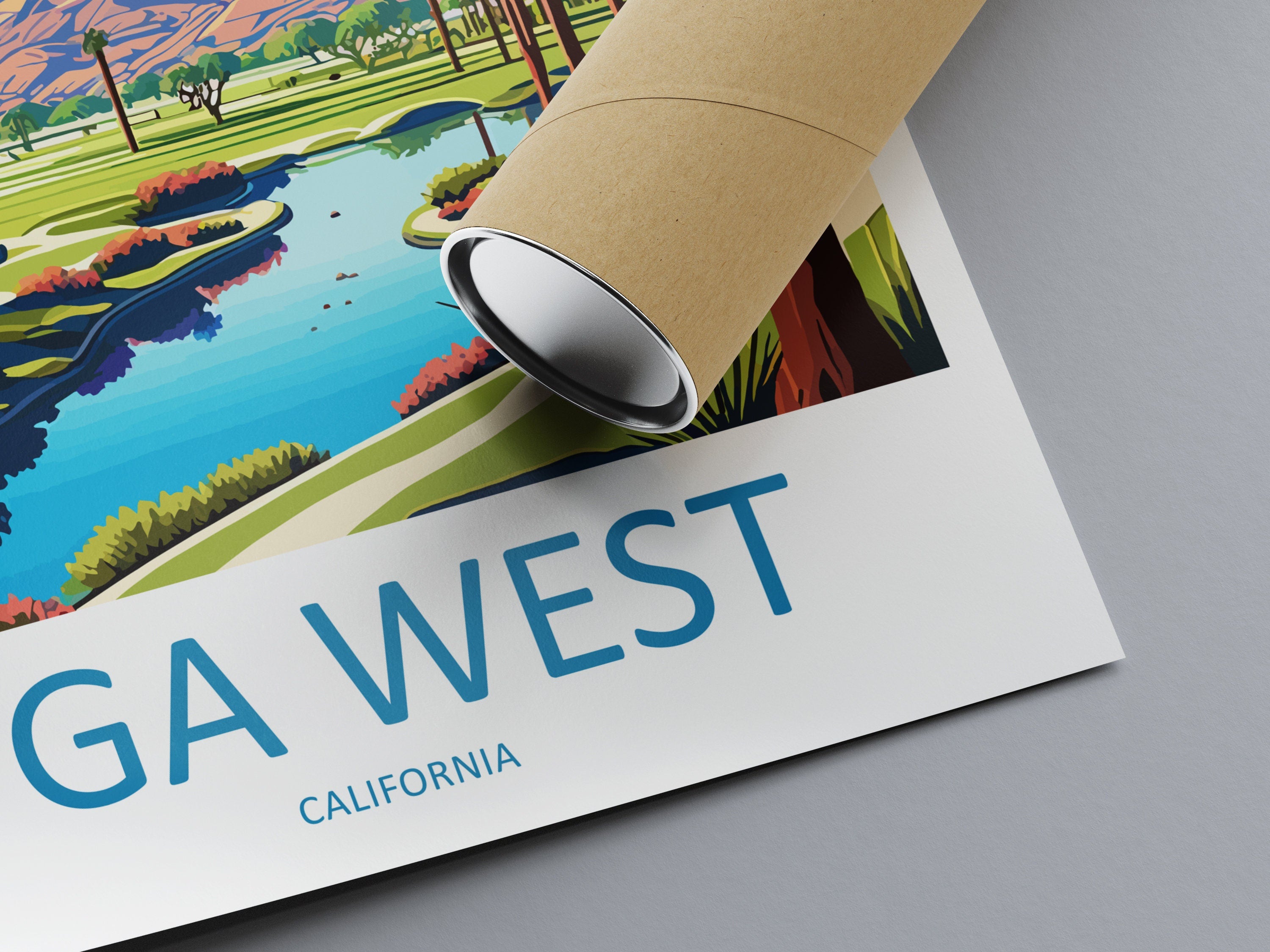 PGA West Travel Print