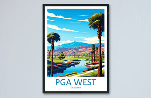 PGA West Travel Print