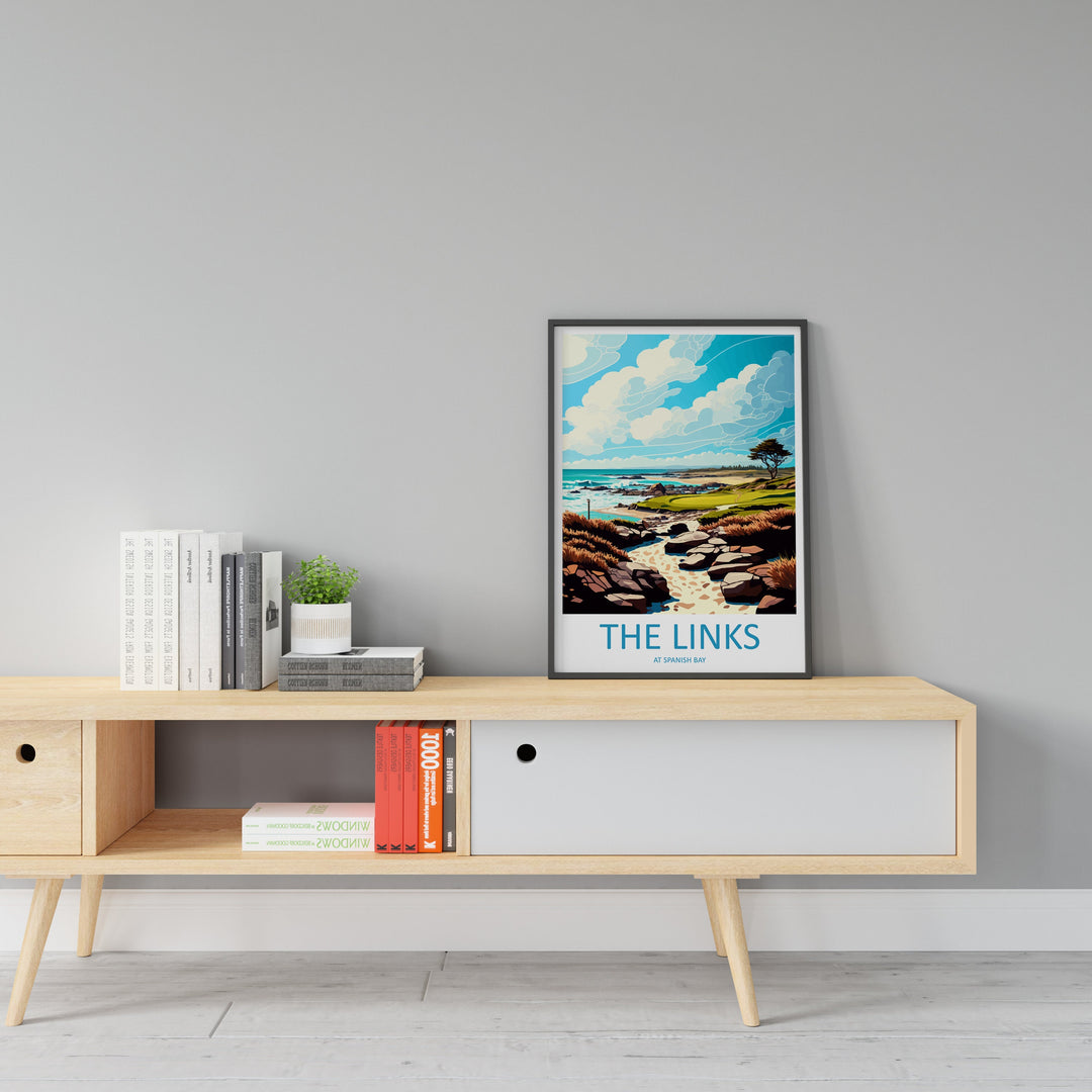 The Link At Spanish Bay Travel Print Wall Art The Link At Spanish Bay Wall Hanging Home Décor The Link At Spanish Bay Gift Art Lovers Golf