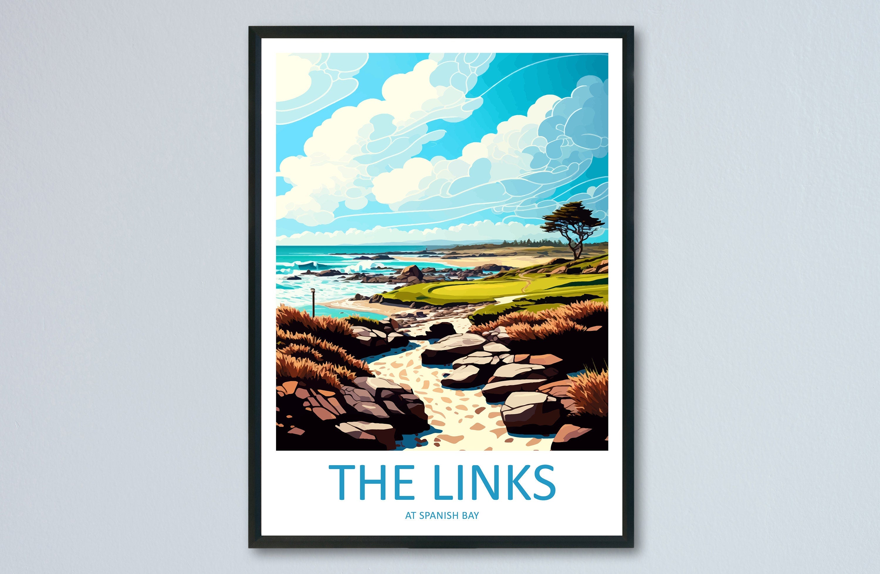 The Link At Spanish Bay Travel Print