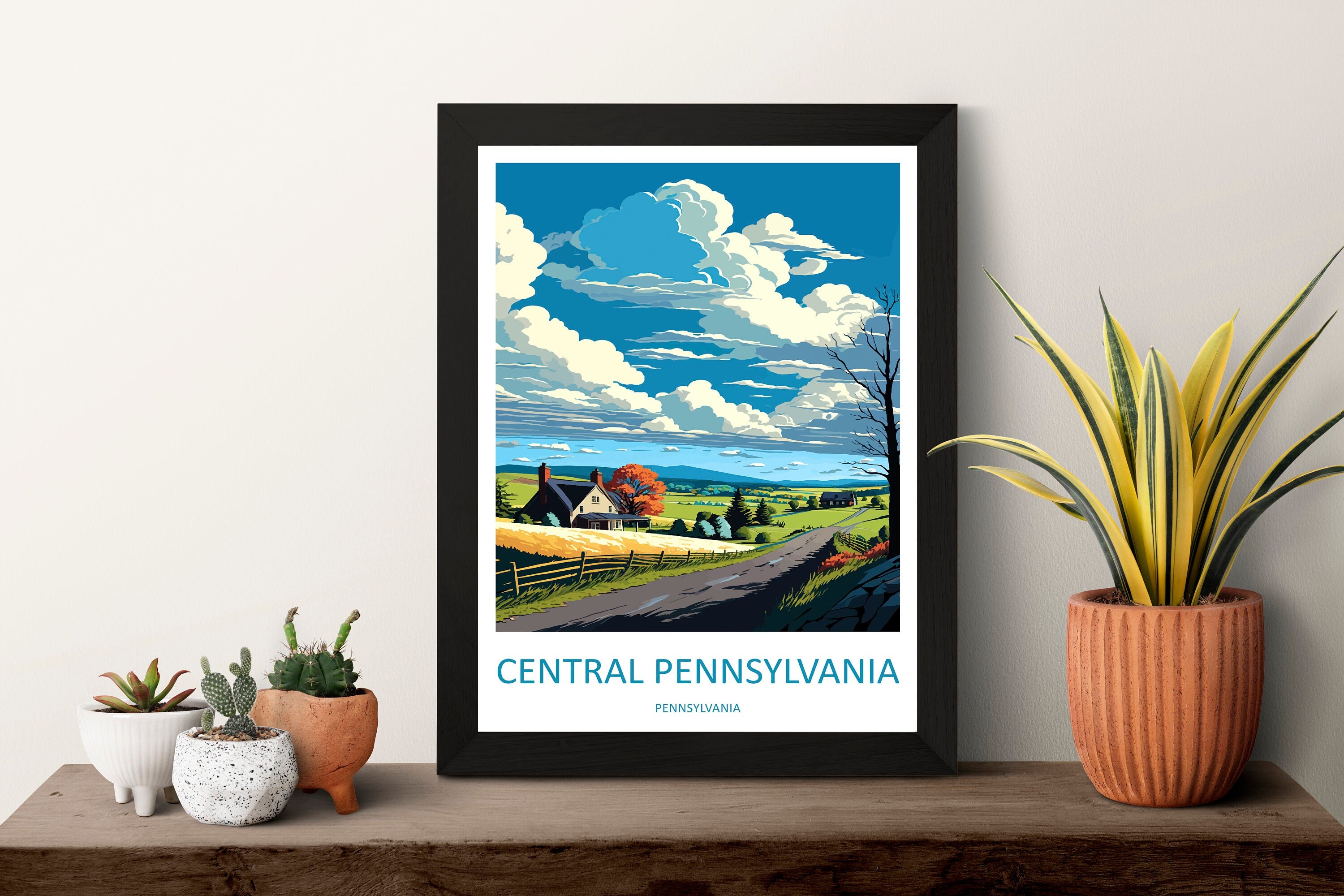 Central Pennsylvania Travel Print