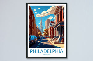 Philadelphia Travel Print