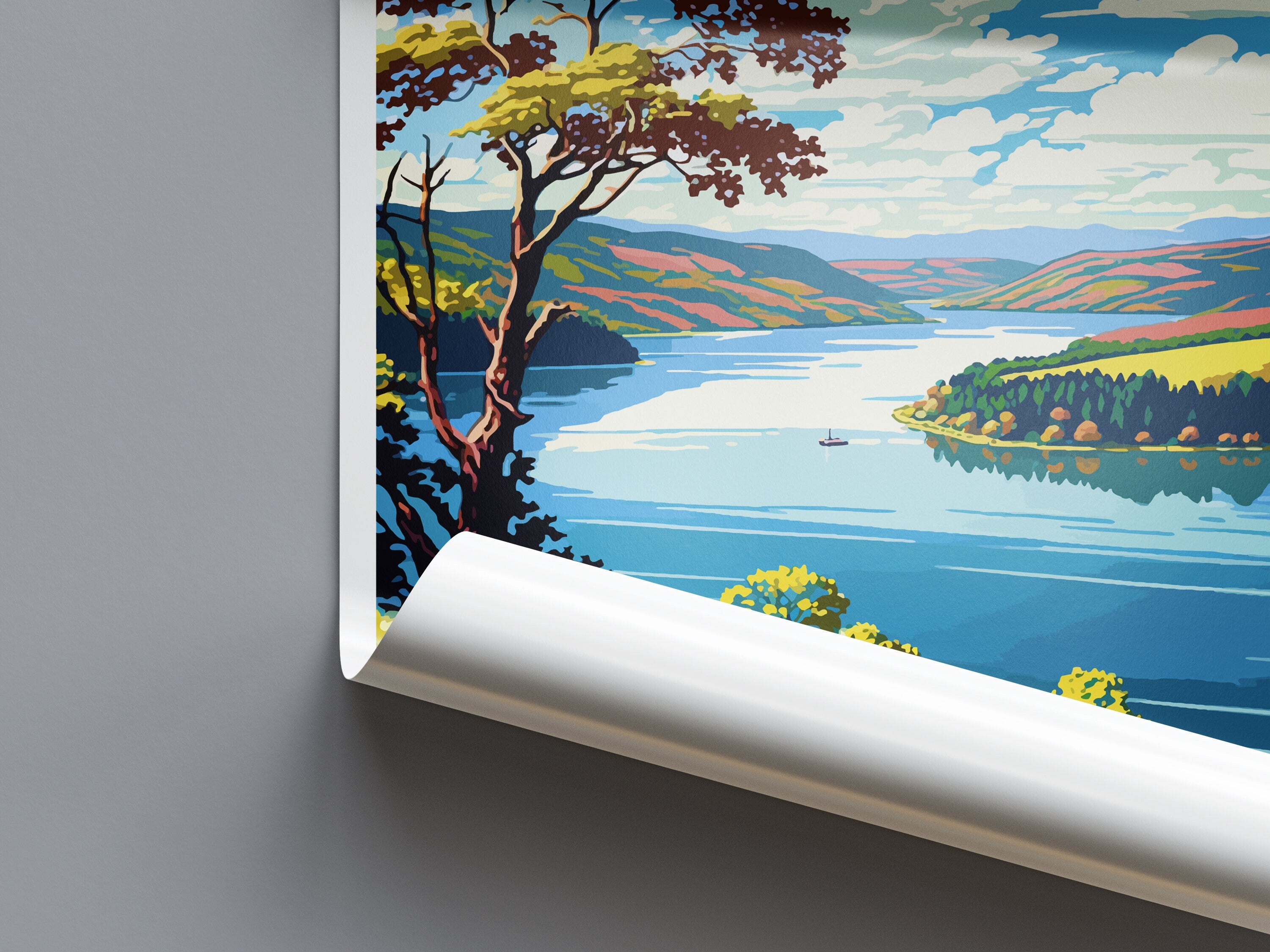 Raystown Lake Travel Print