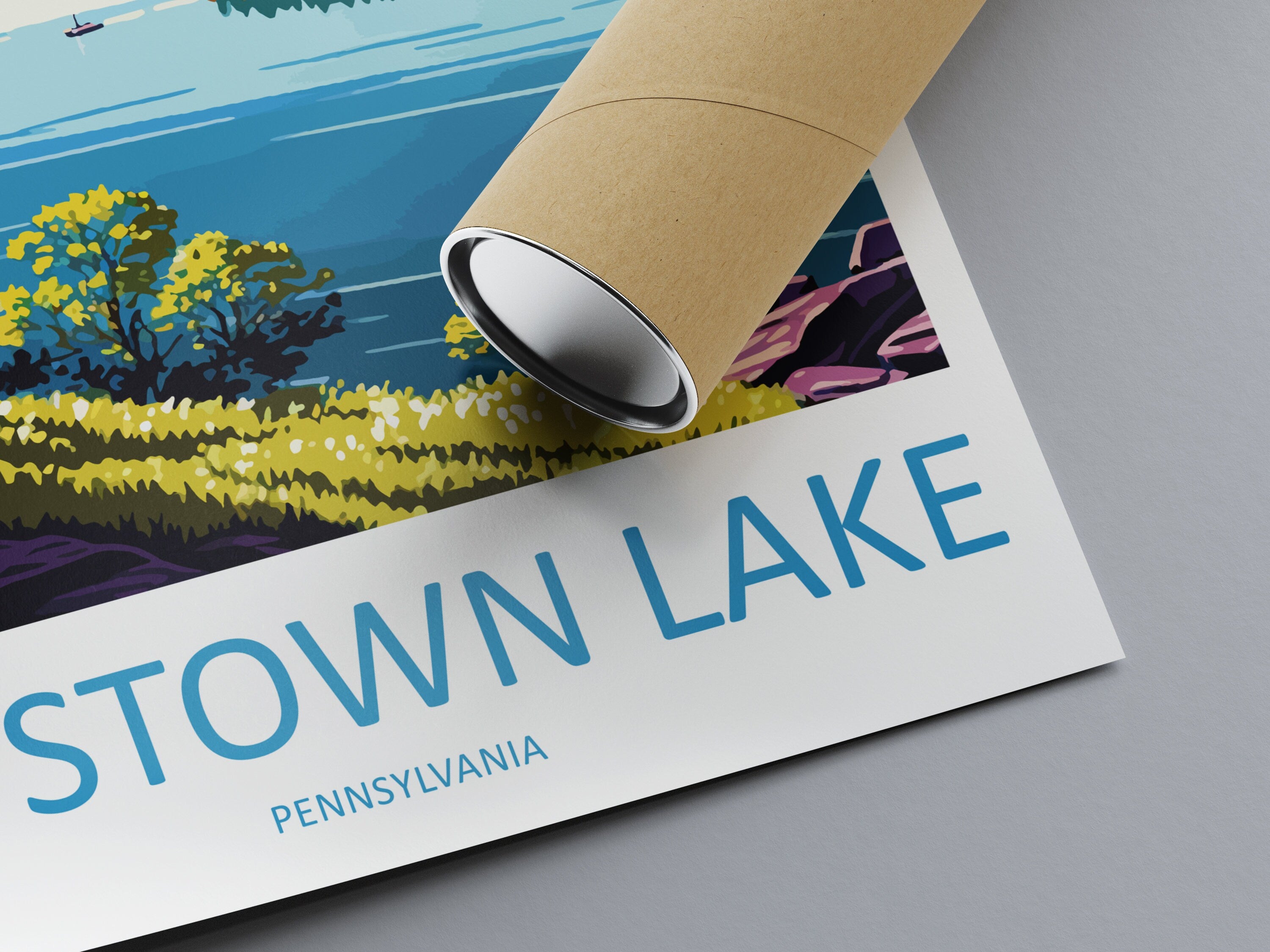 Raystown Lake Travel Print