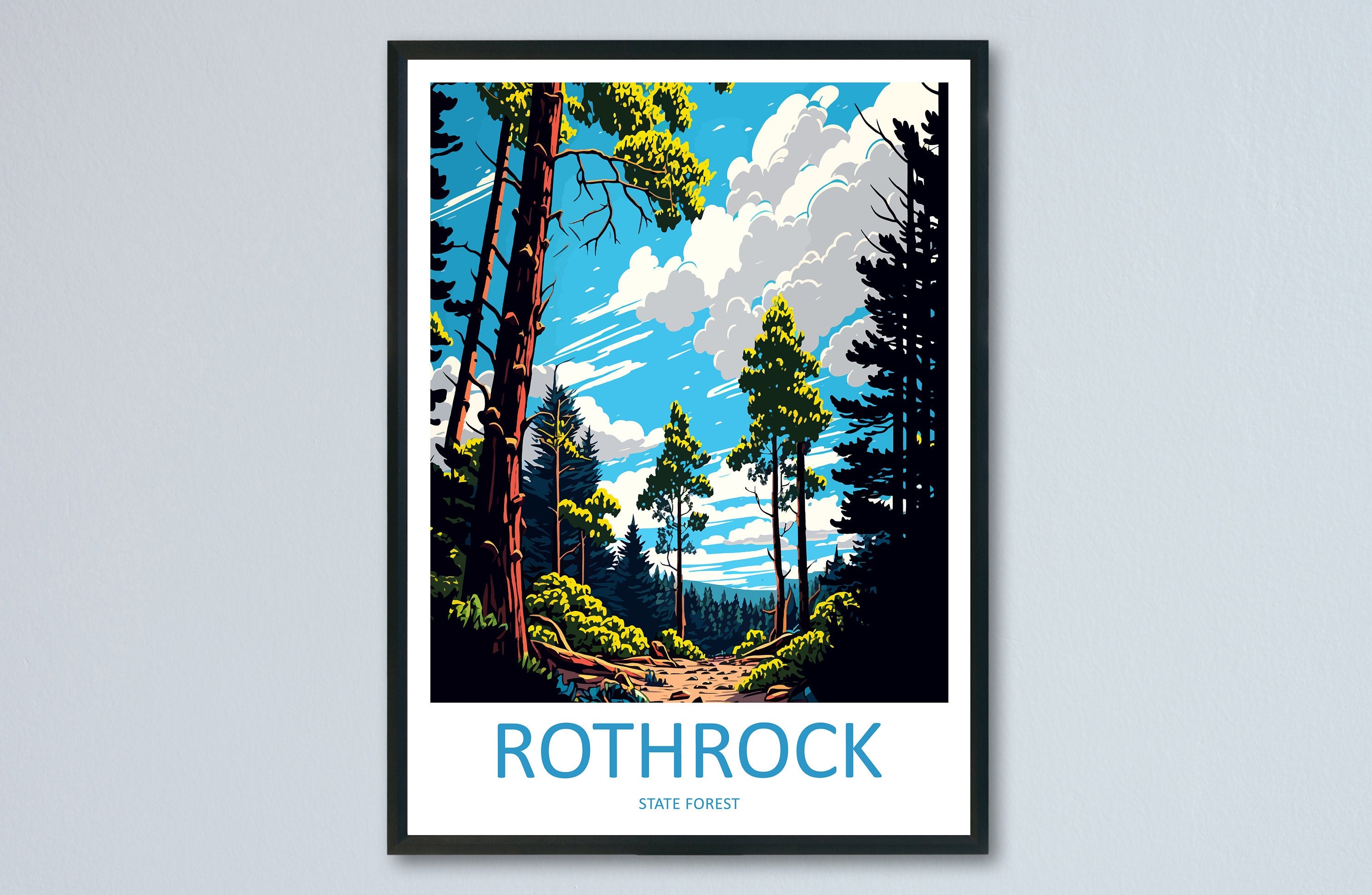 Rothrock State Forest Travel Print