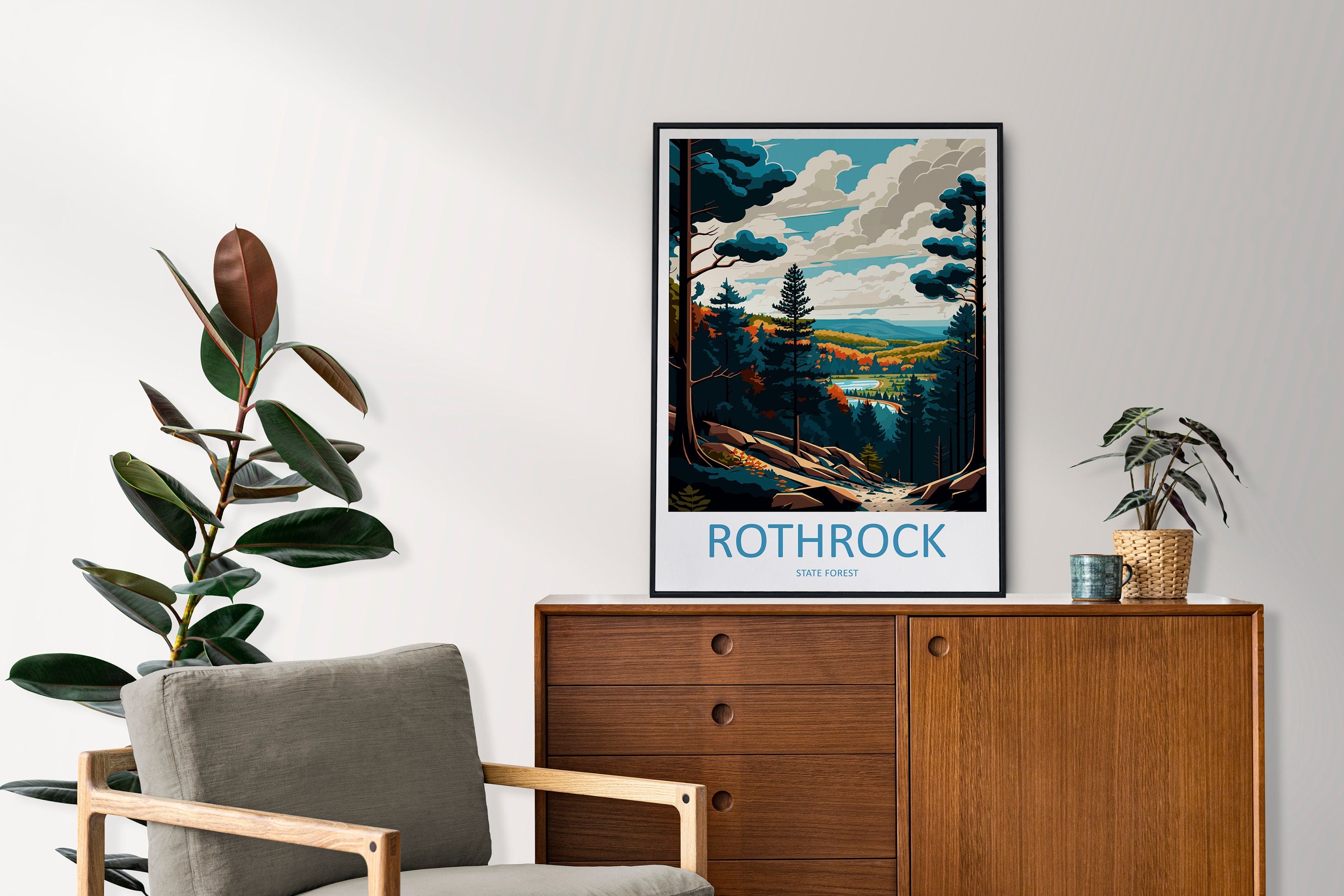 Rothrock State Forest Travel Print