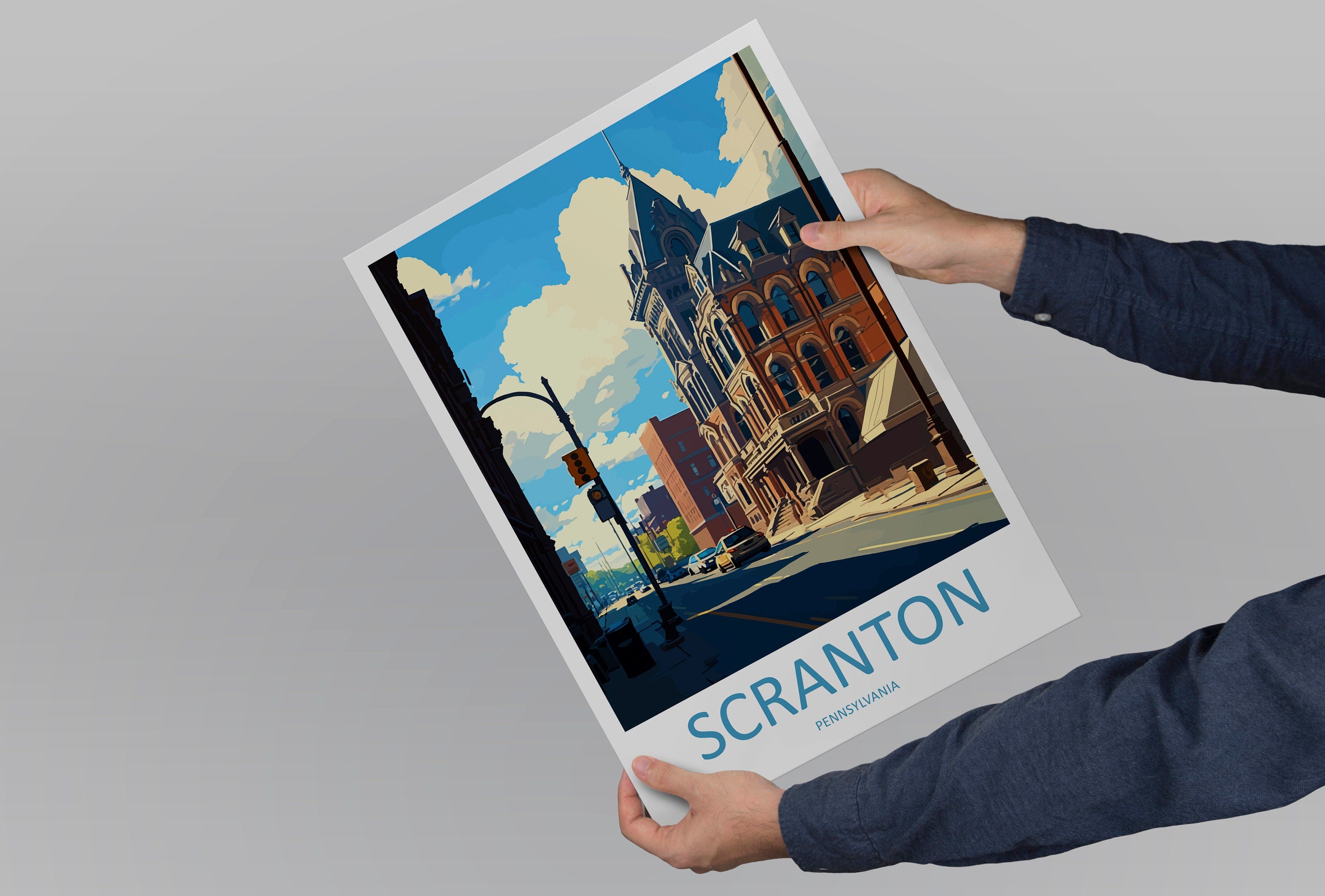 Scranton Travel Print