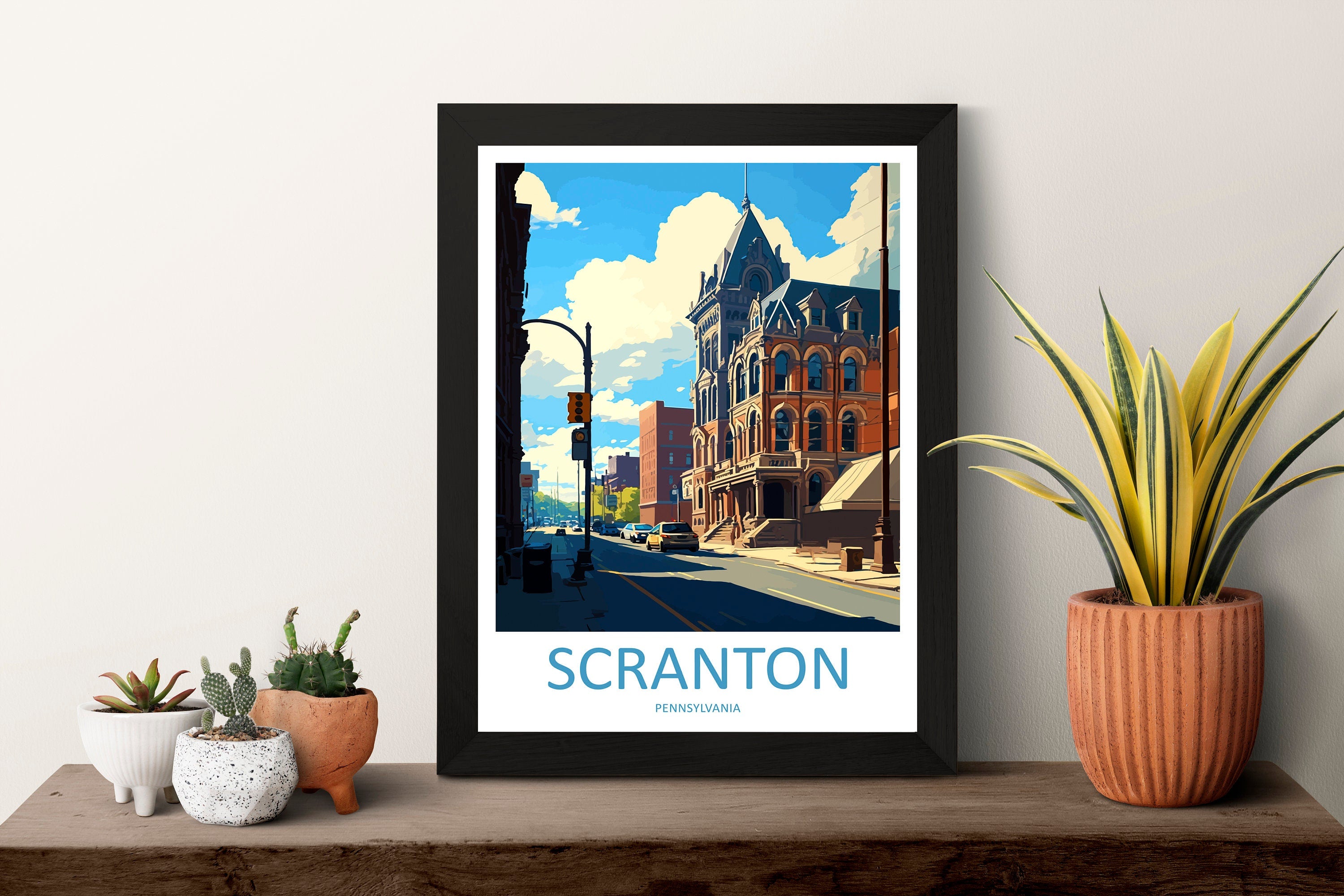 Scranton Travel Print