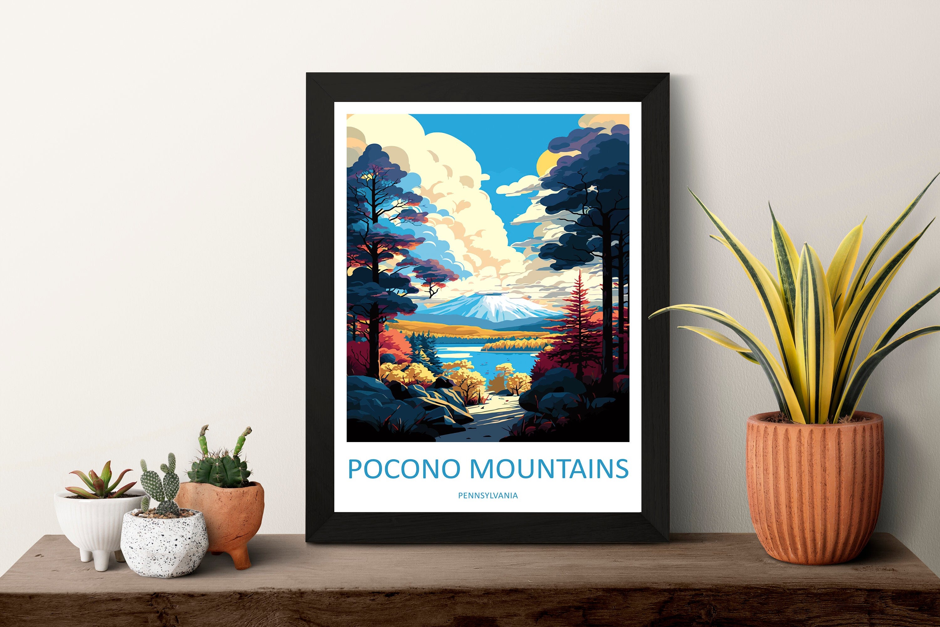 Pocono Mountains Travel Print