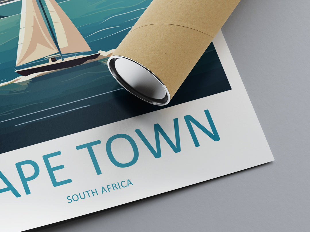 Cape Town Travel Print Wall Art Cape Town Wall Hanging Home Décor Cape Town Gift Art Lovers South Africa Art Print Cape Town Wall Décor Art
