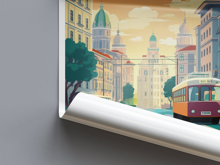 Vienna Travel Print Wall Art Vienna Wall Hanging Home Décor Vienna Gift Art Lovers Austria Art Lover Gift Vienna Travel Poster